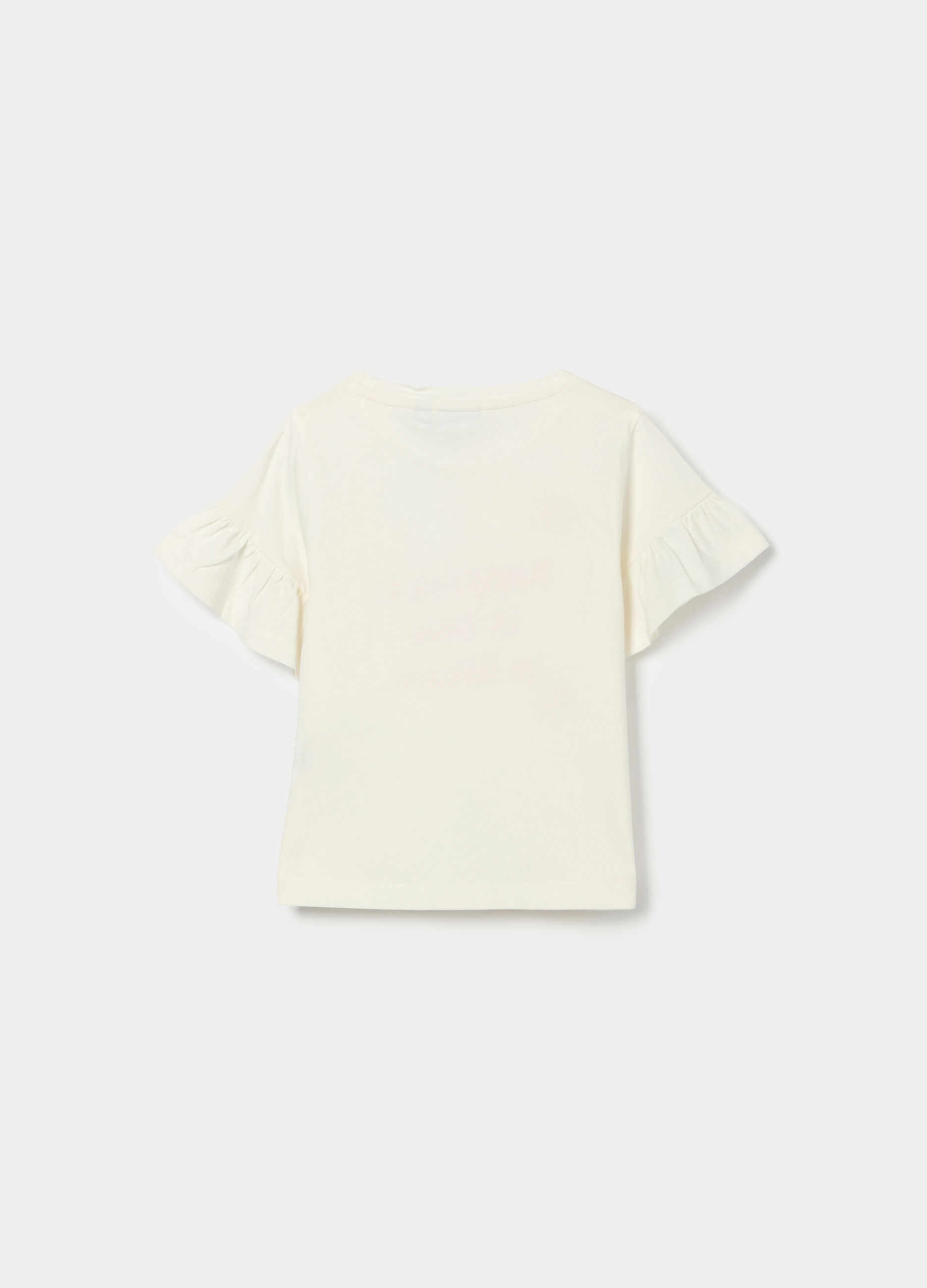 T-shirt in jersey di puro cotone bambina_1