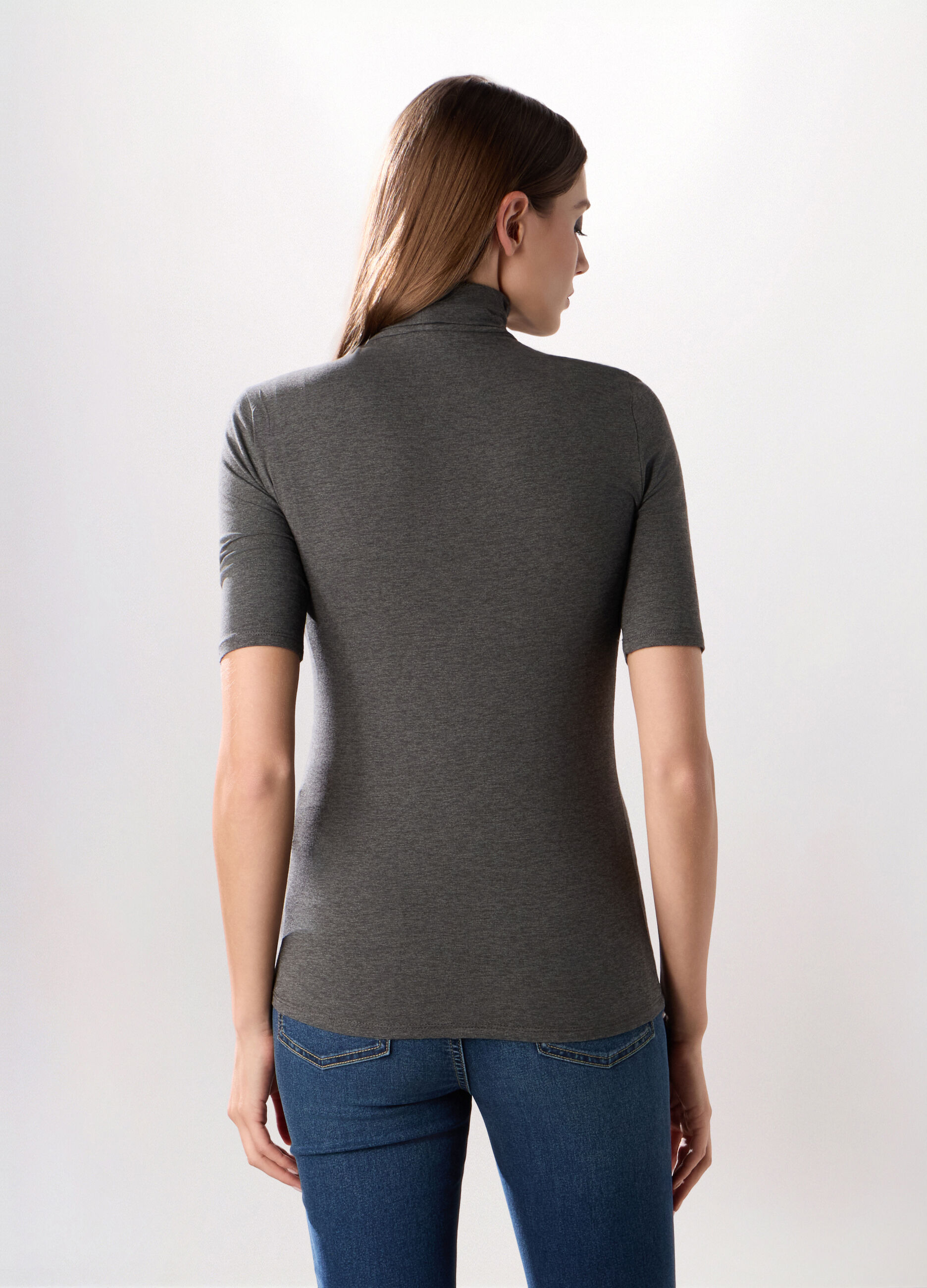 Lupetto in viscosa stretch donna_1