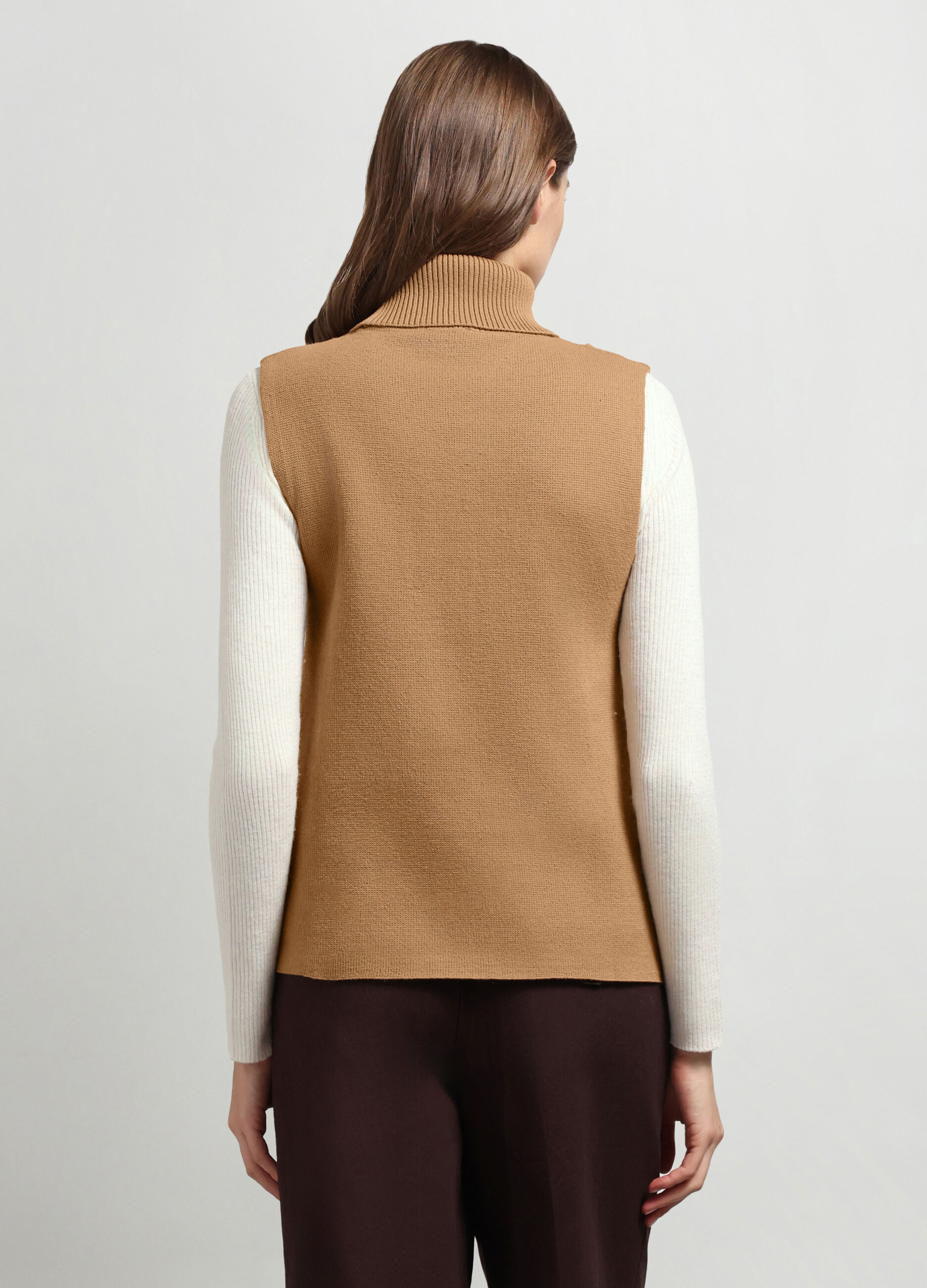 Gilet in misto cotone donna_1