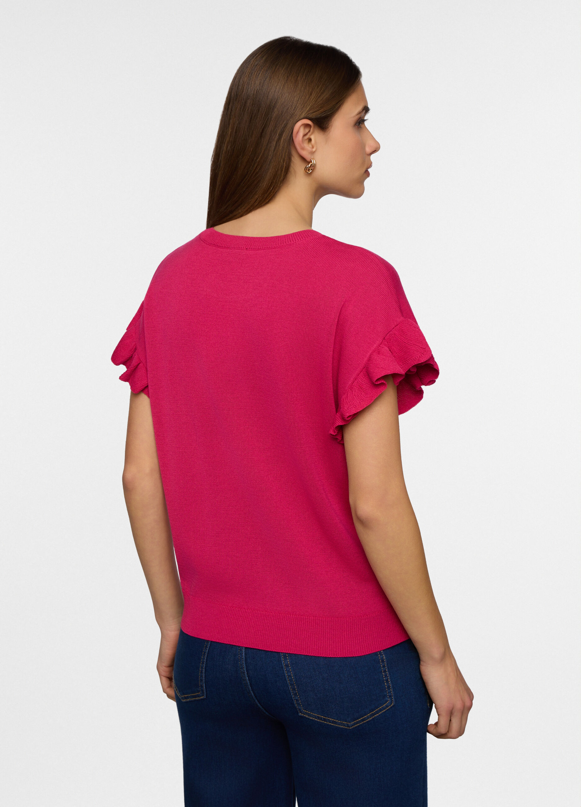 T-shirt girocollo donna_1