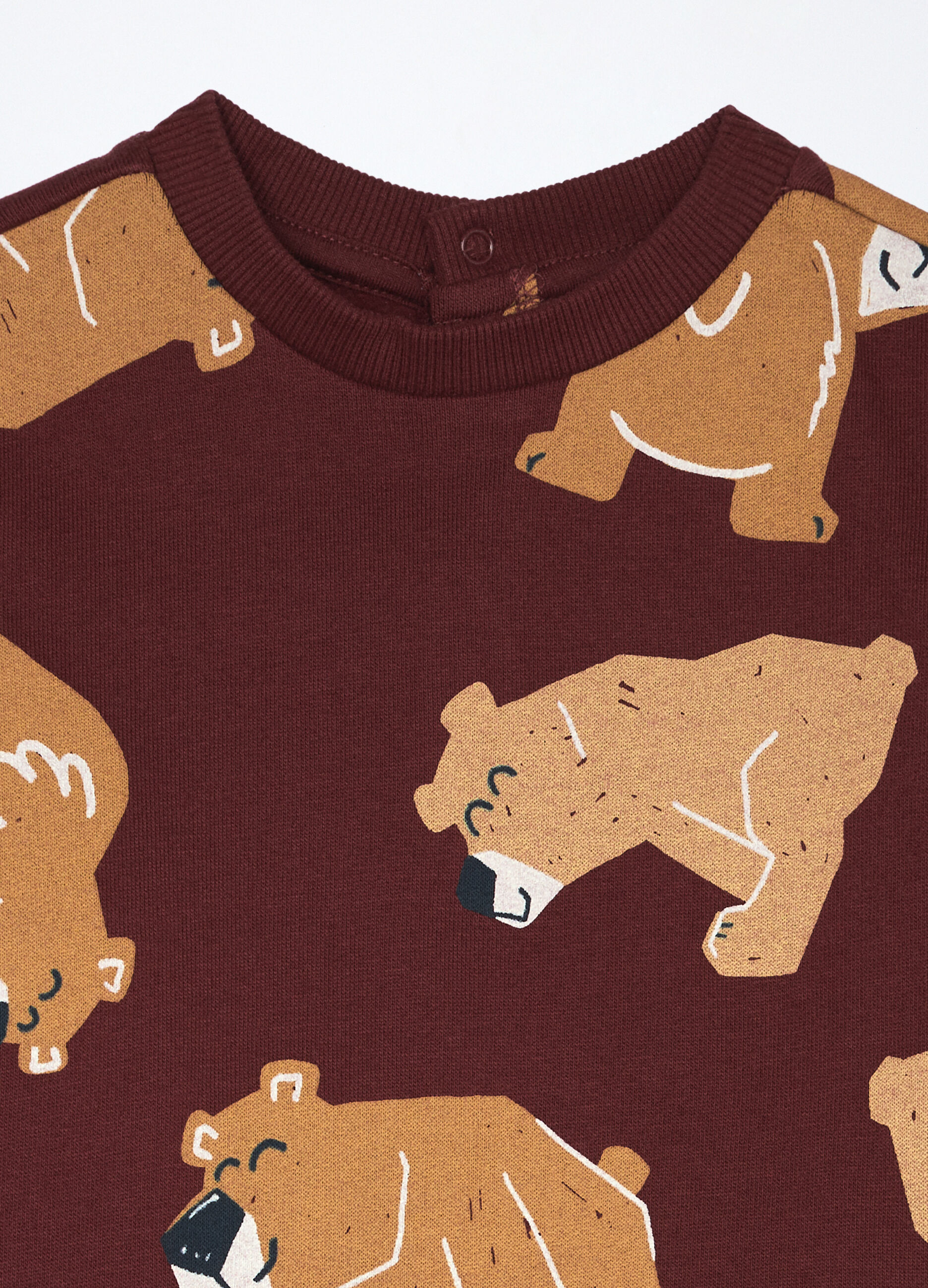 Jogging set in puro cotone fleece neonato_2