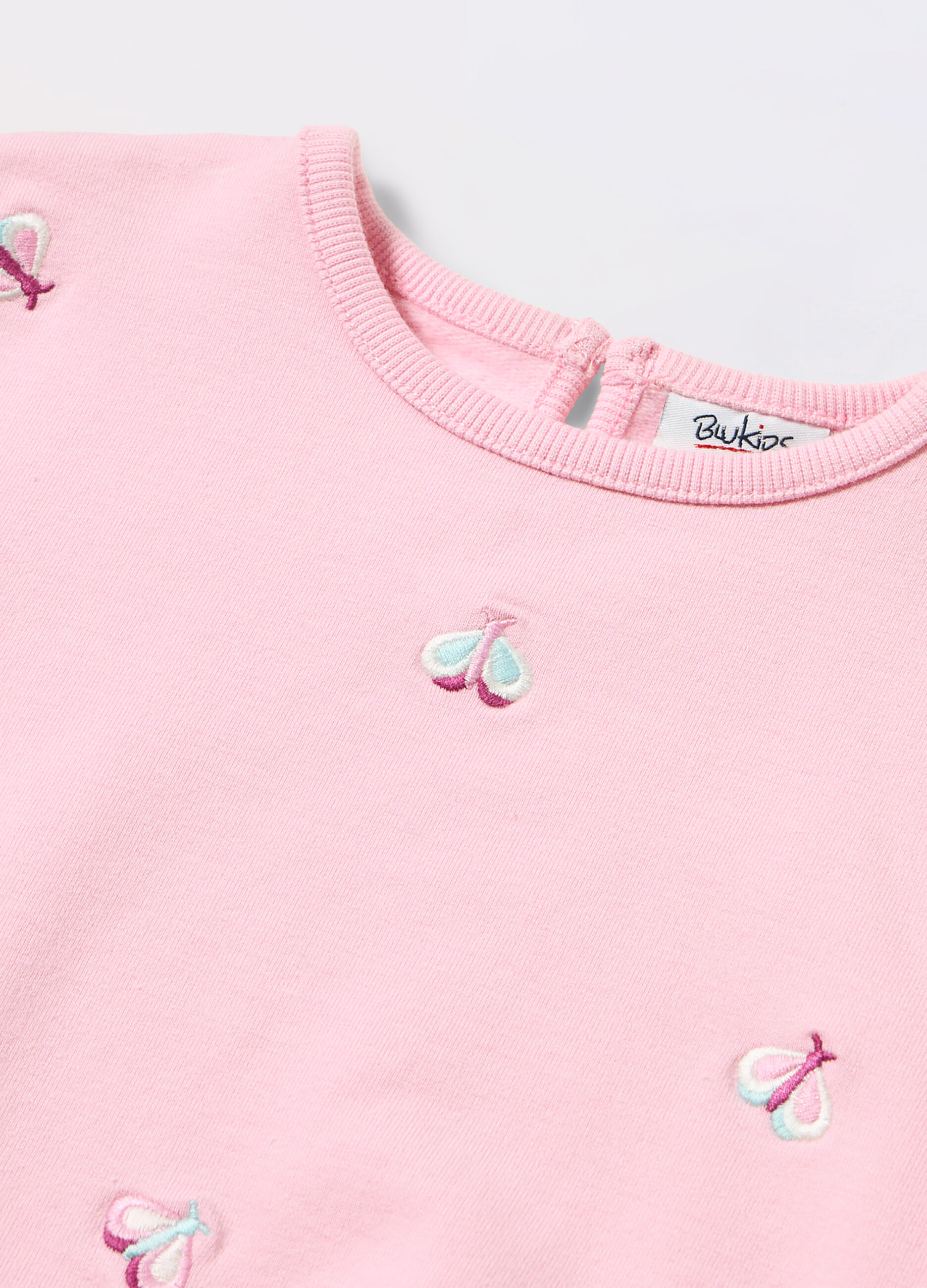 Felpa in french terry di cotone stretch neonata_1