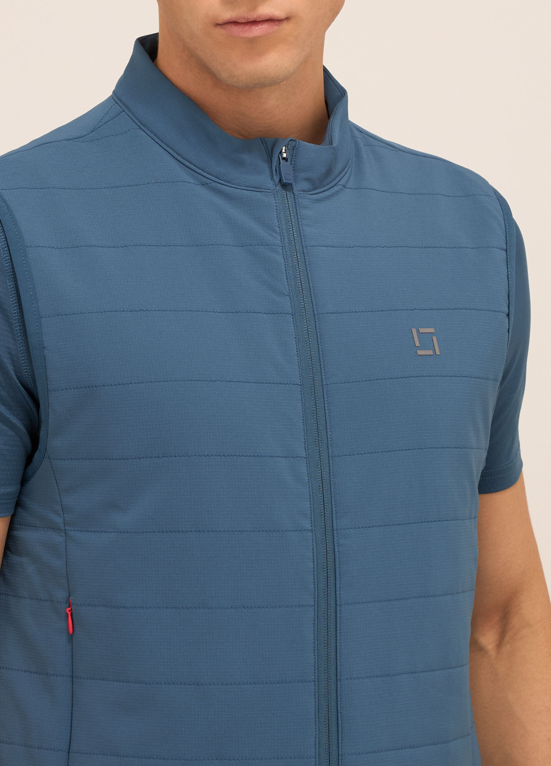 Gilet imbottito con zip uomo_2