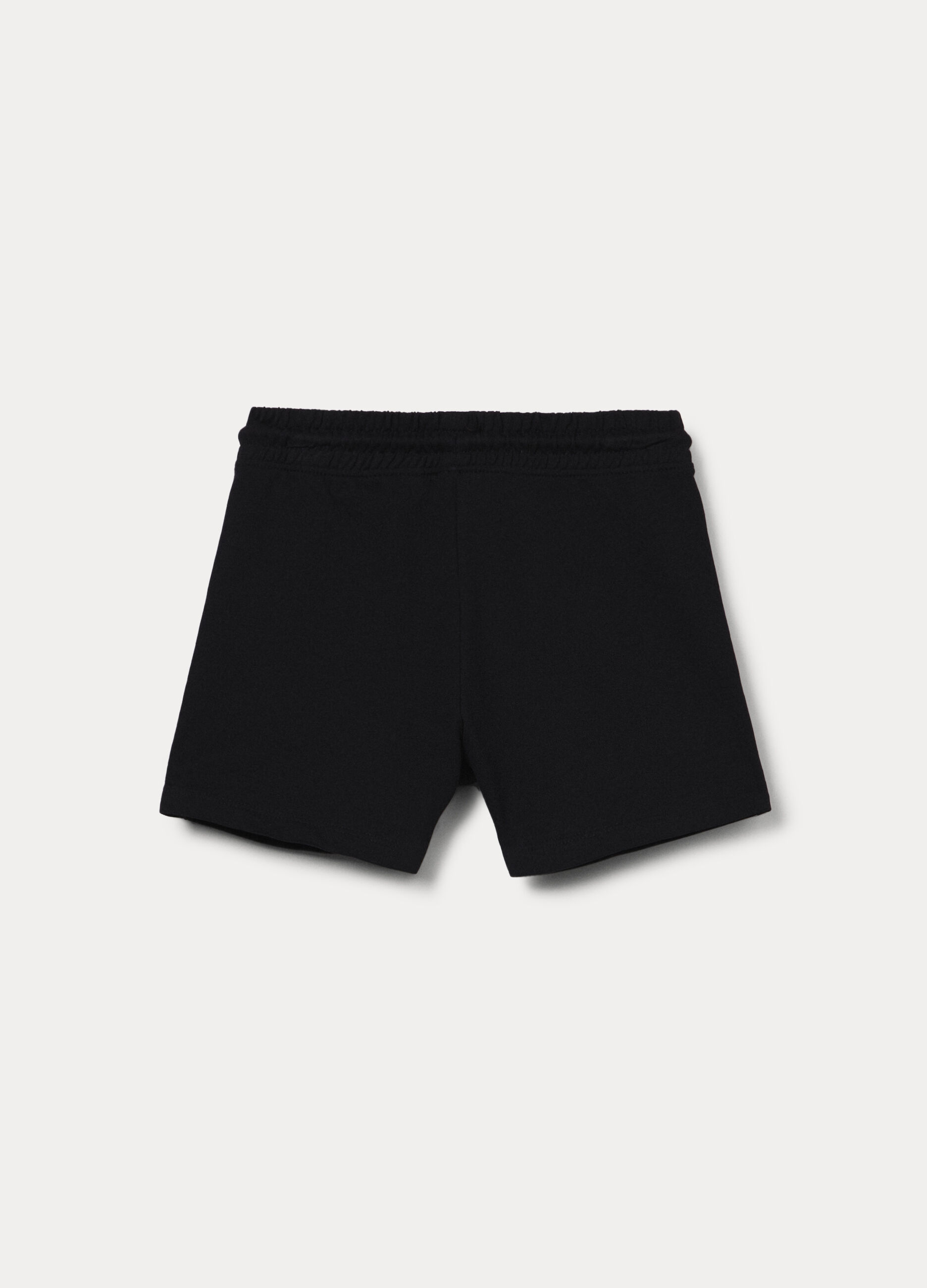Shorts in french terry di puro cotone ragazza_1