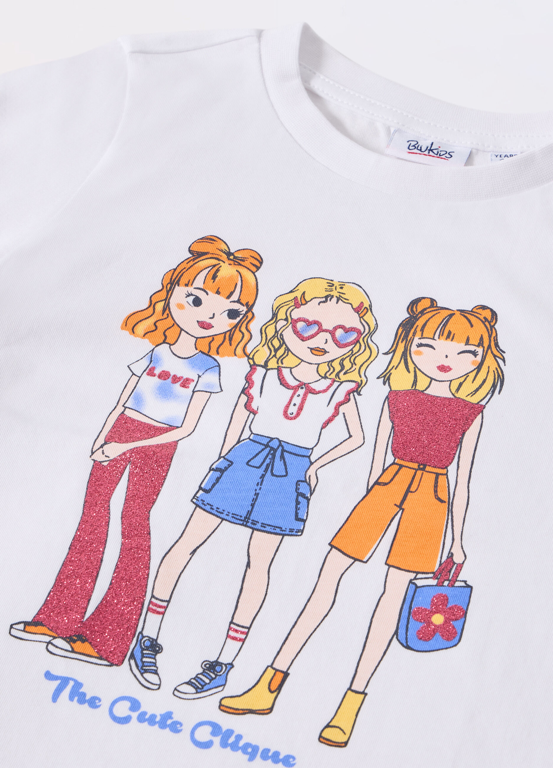 T-shirt in puro cotone bambina_1