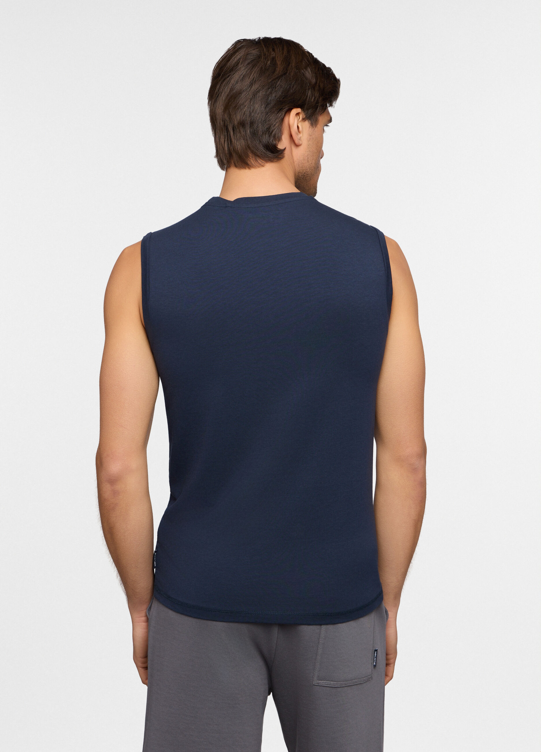 Canotta in cotone e modal stretch uomo_1