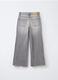 Pantaloni in denim di misto cotone Wide Leg ragazza_1