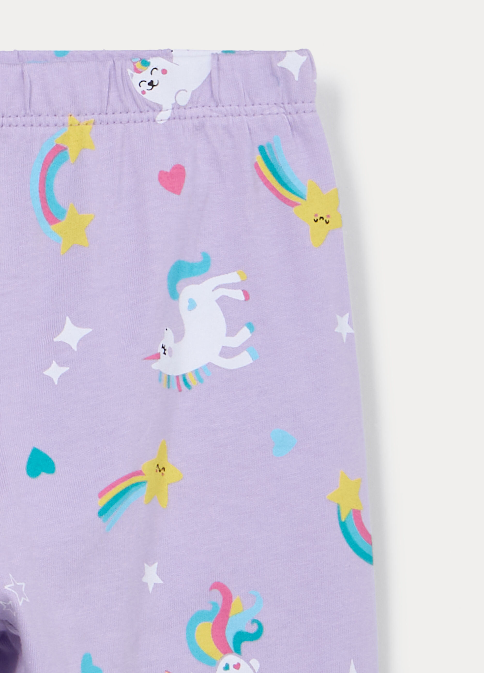 Set pigiama lungo in jersey di puro cotone _3