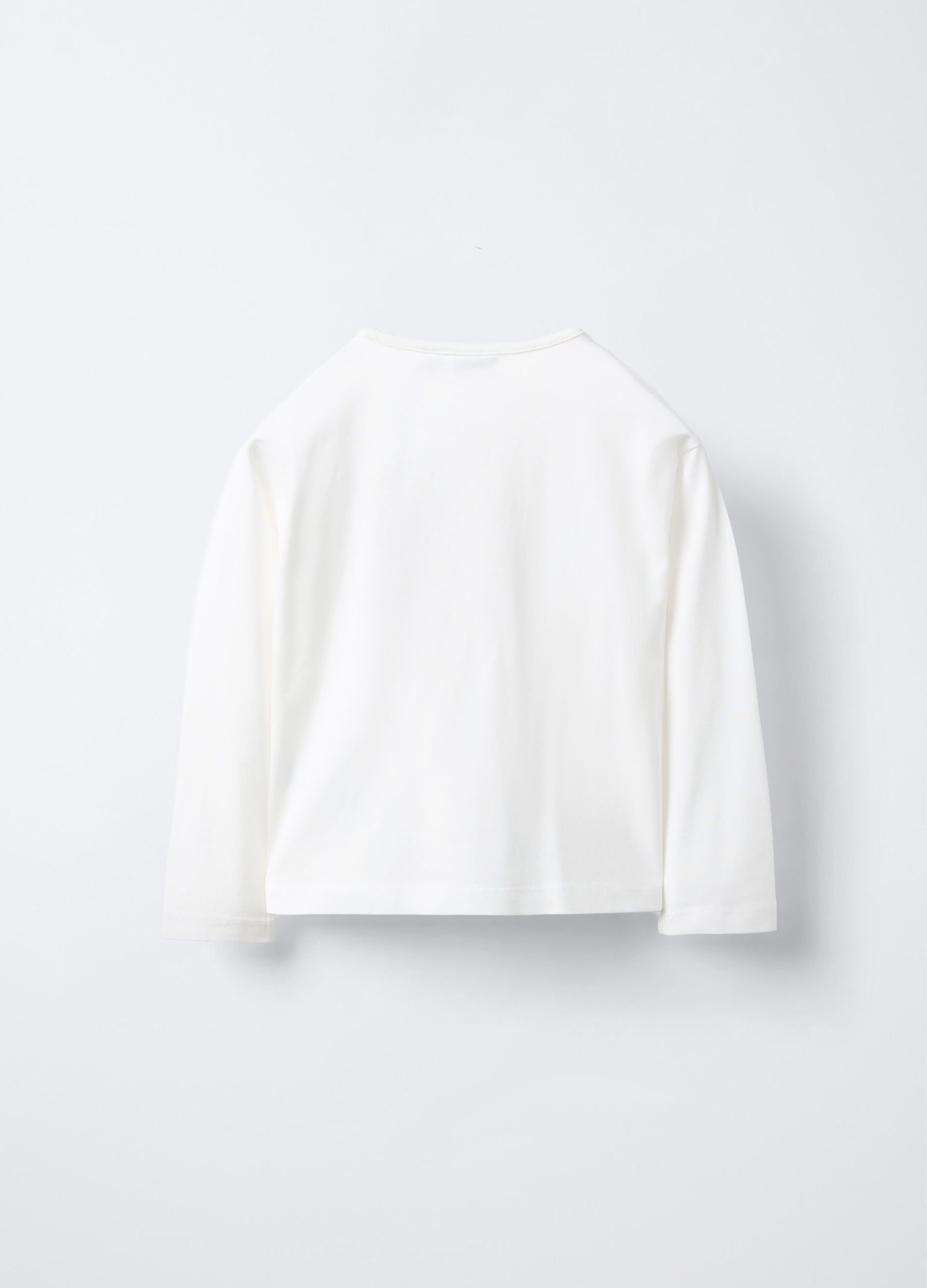T-shirt in jersey di puro cotone Box Fit bambina_1
