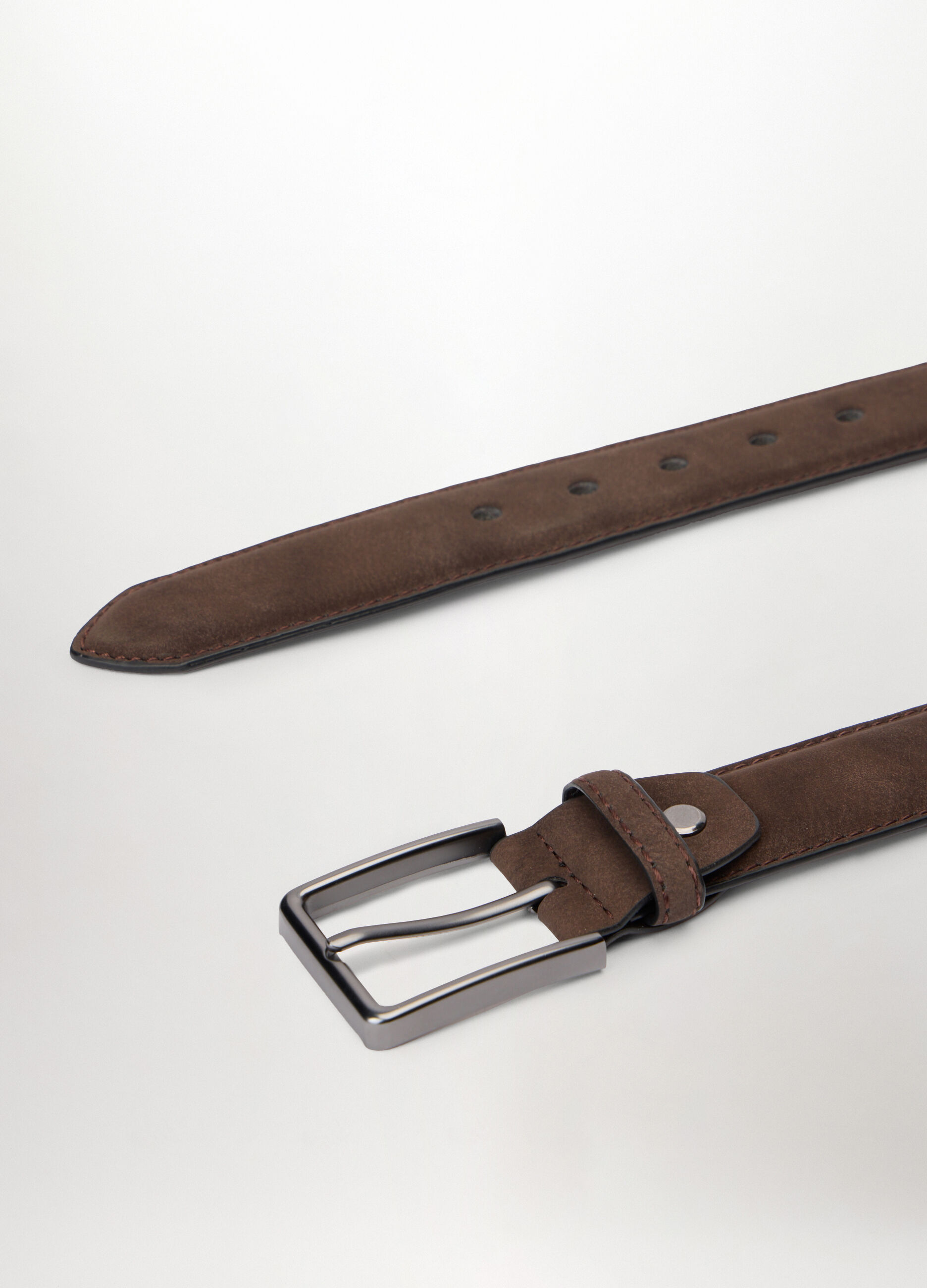 Cintura in ECOpelle scamosciata uomo_1