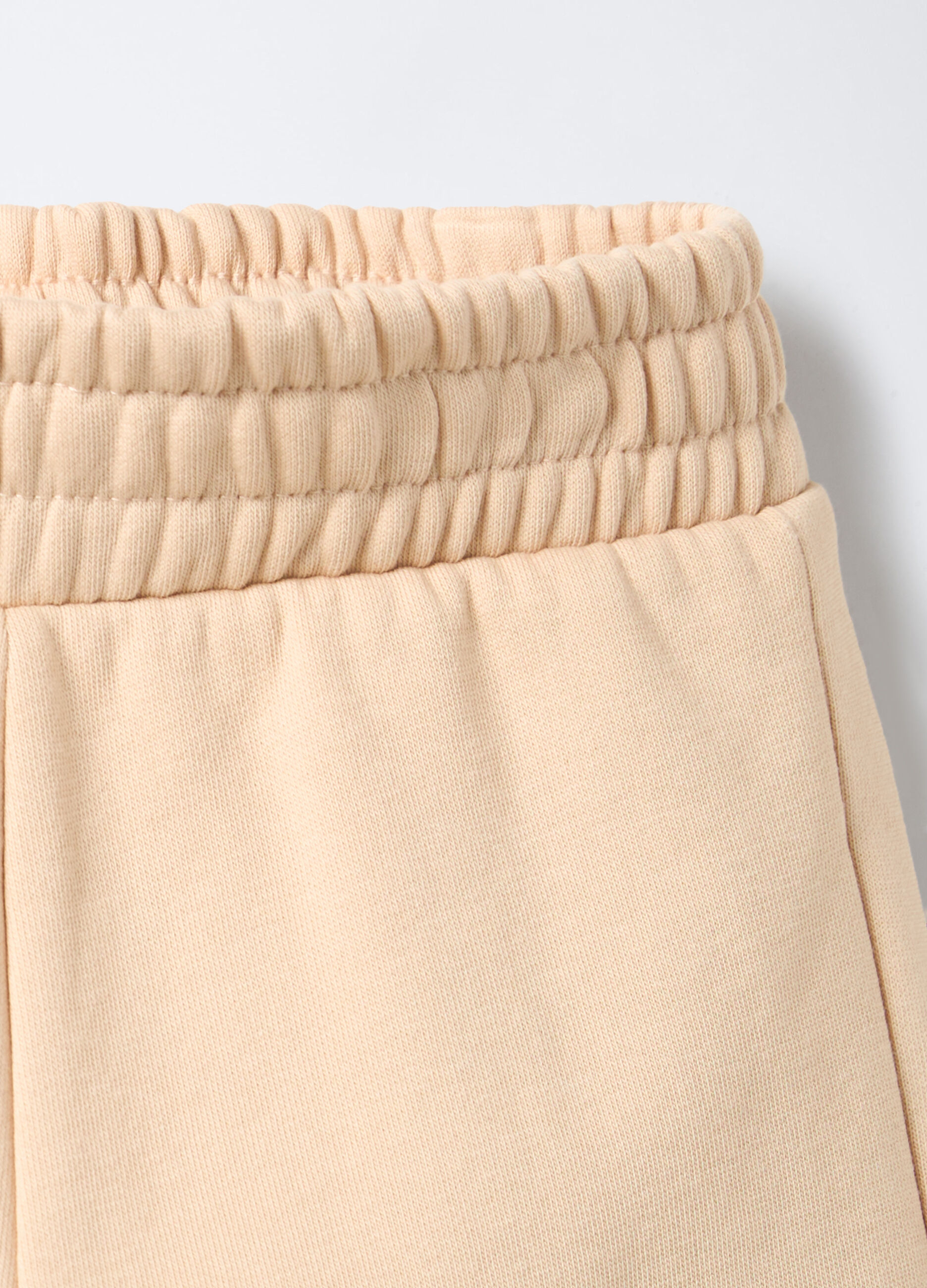 Jogger in felpa misto cotone bambina_2