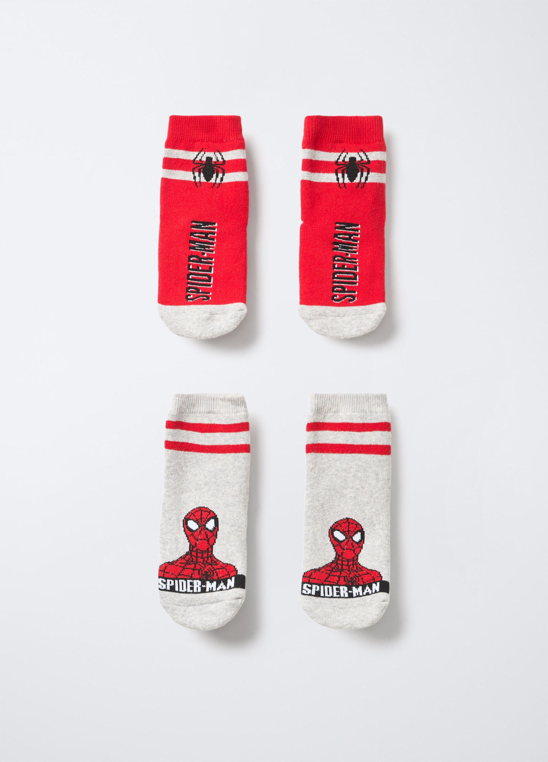 Pack 2 calze antiscivolo Marvel in spugna misto cotone bambino_0