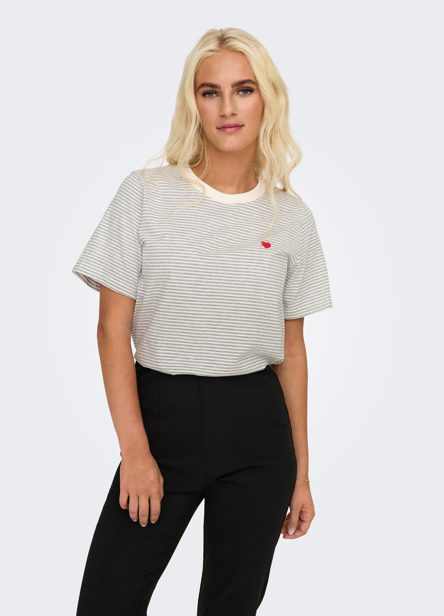T-shirt a righe donna_6