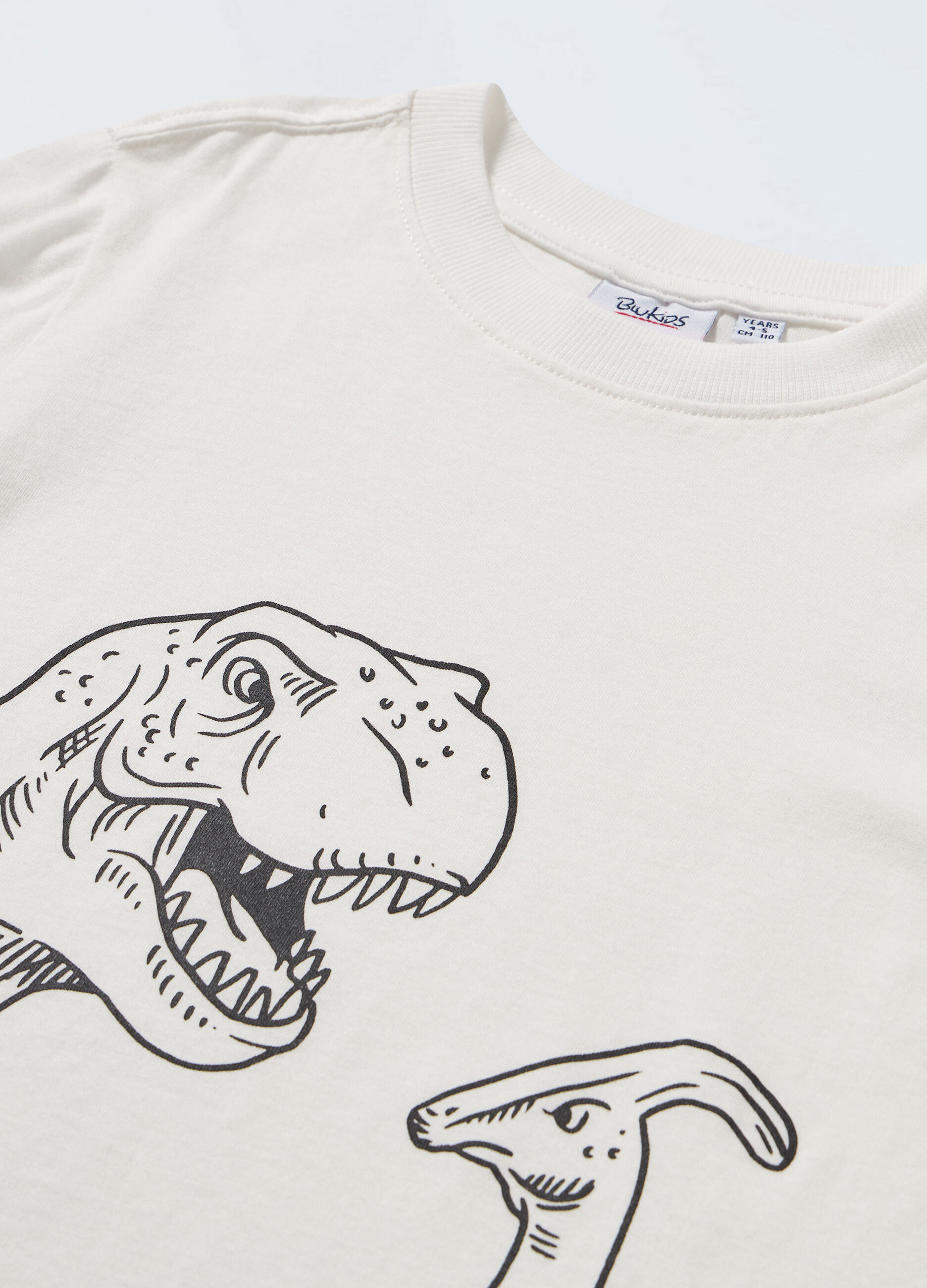 T-shirt a maniche lunghe in puro cotone bambino_1