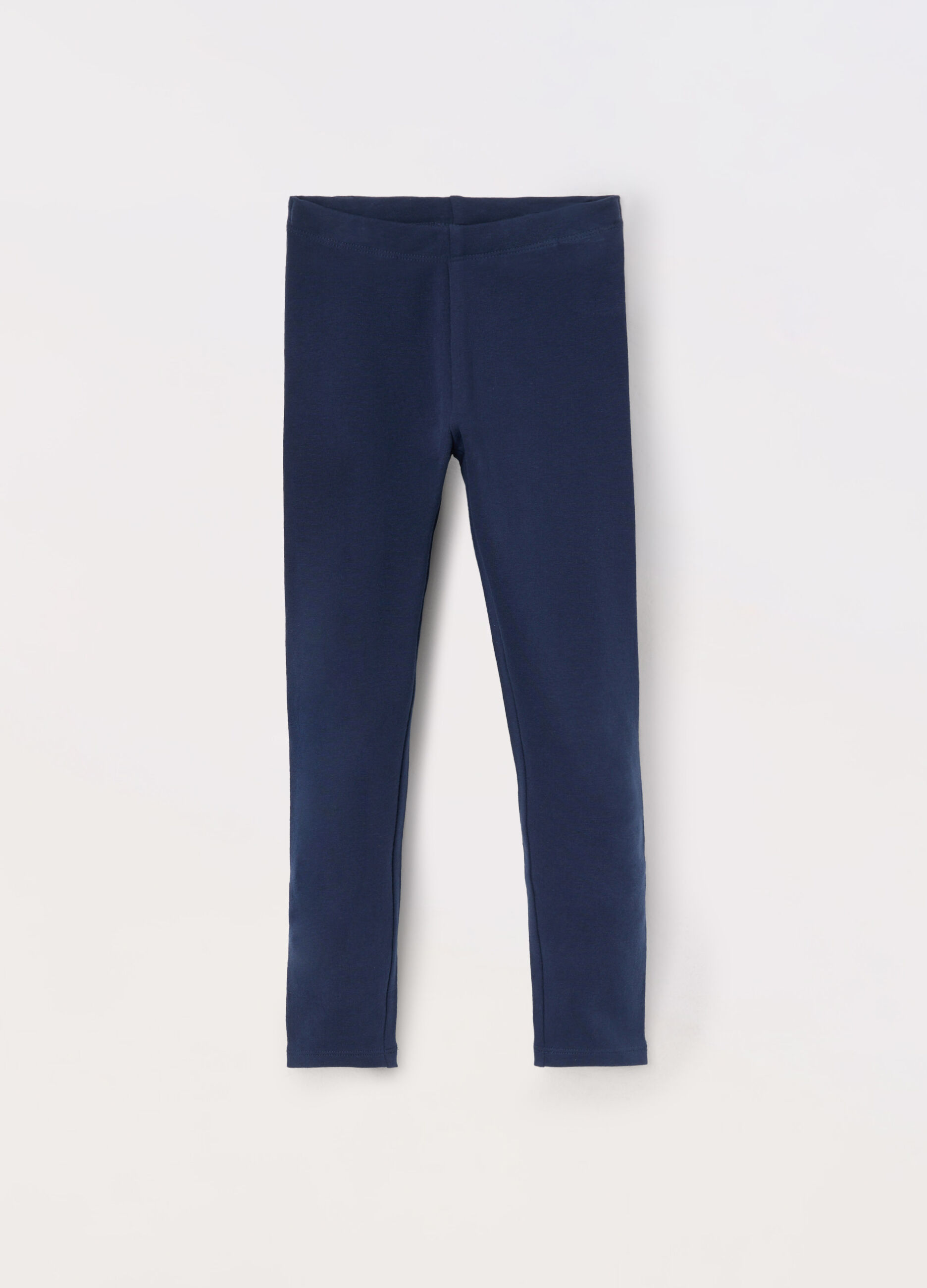Leggings in french terry di puro cotone bambina_0