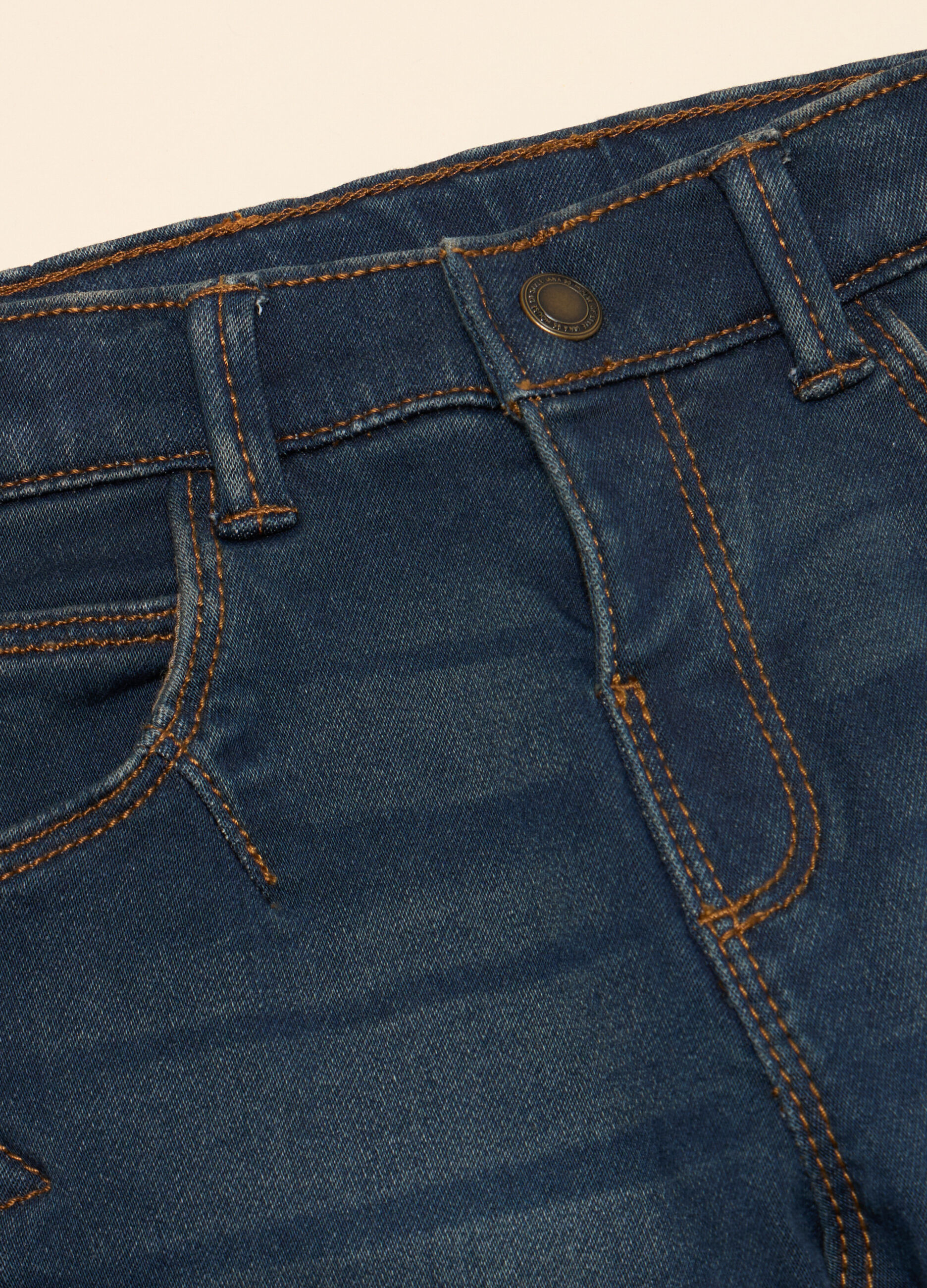Pantaloni in denim di cotone_1