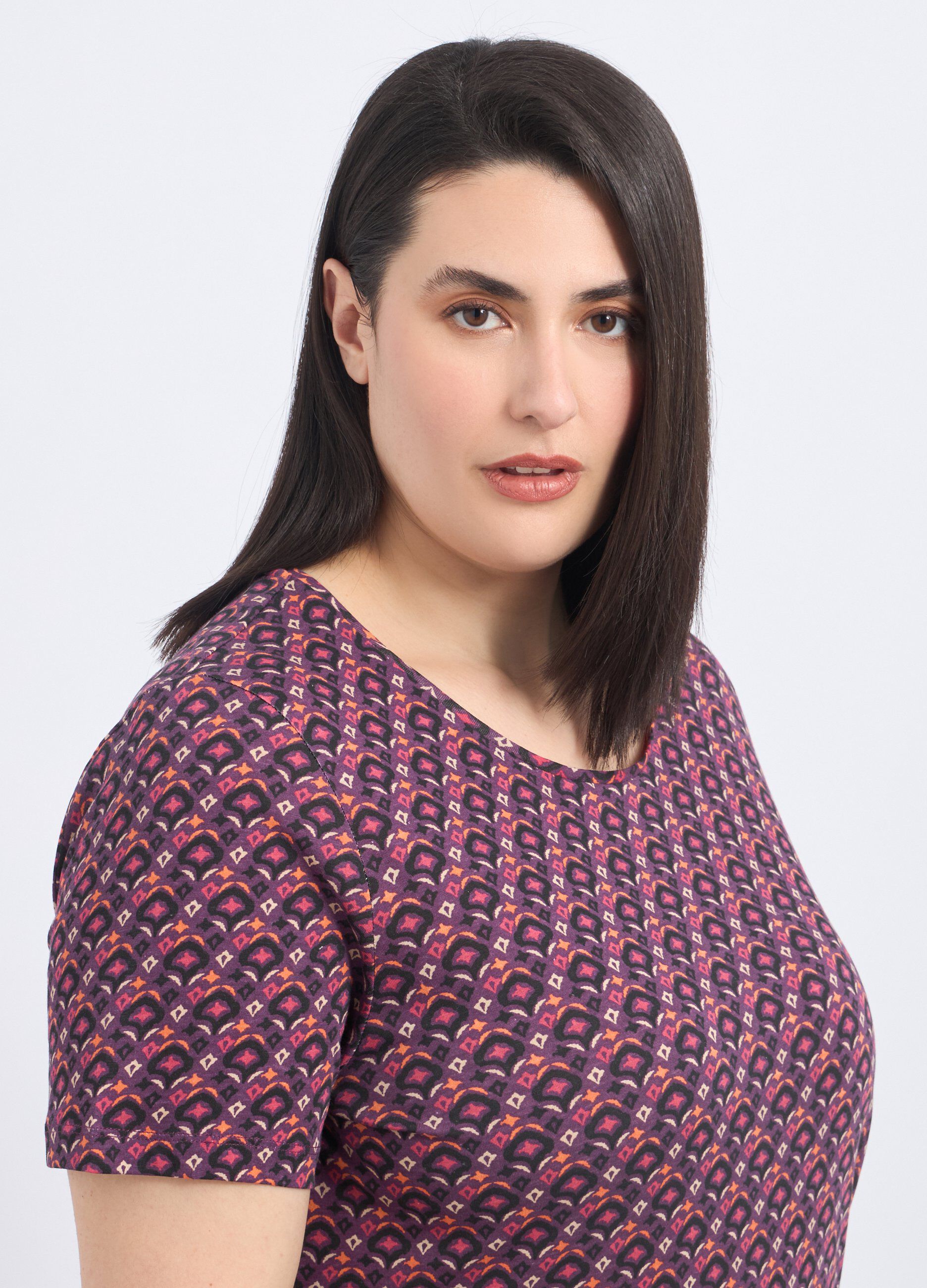 T-shirt in puro cotone donna curvy_2