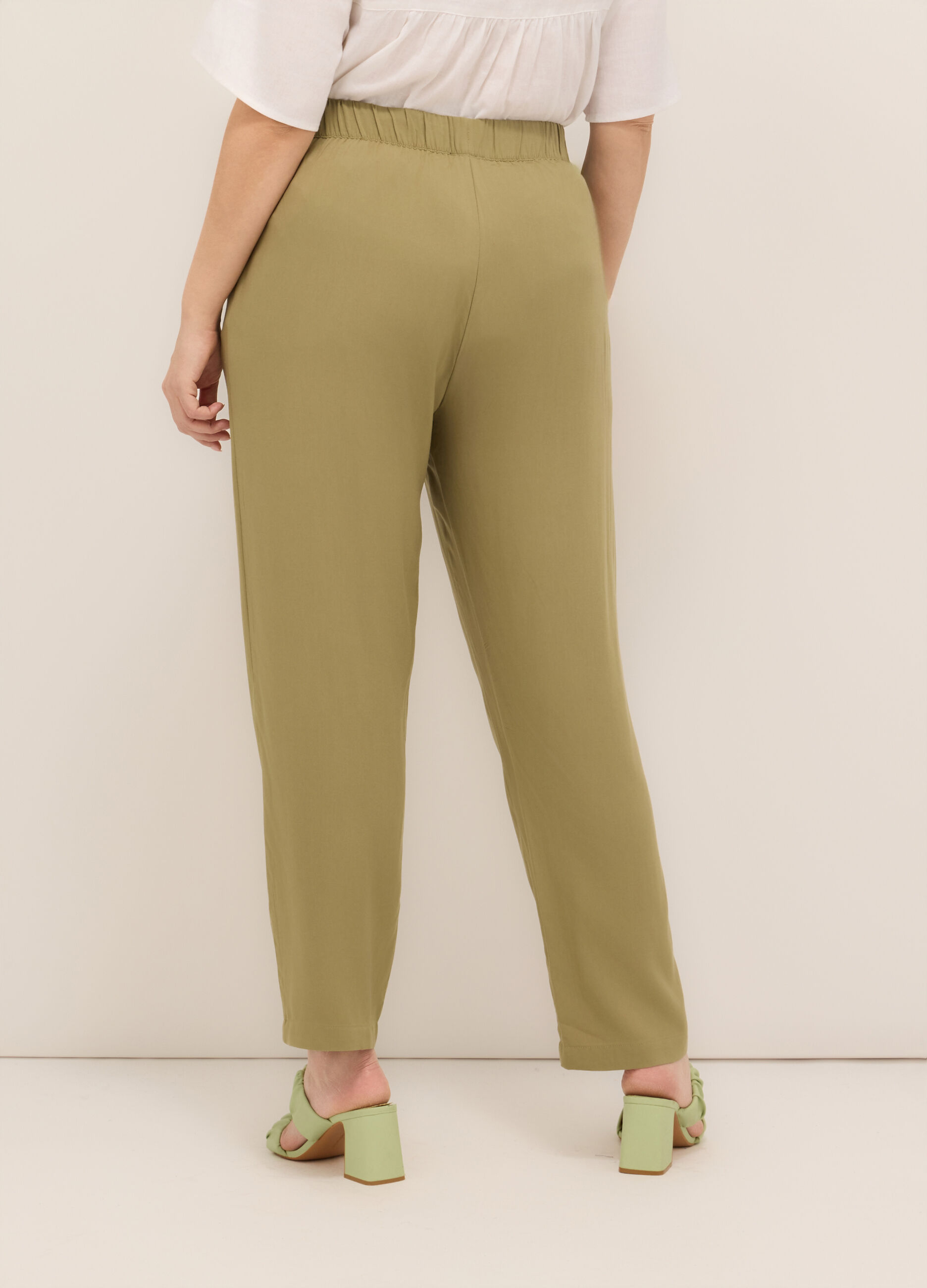 Pantaloni in pura viscosa donna curvy_1