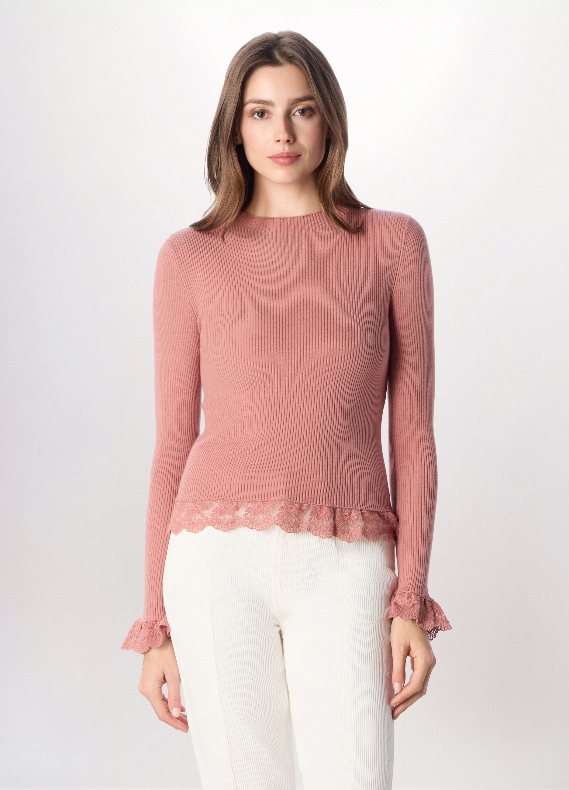 Tricot in costina misto viscosa donna_0