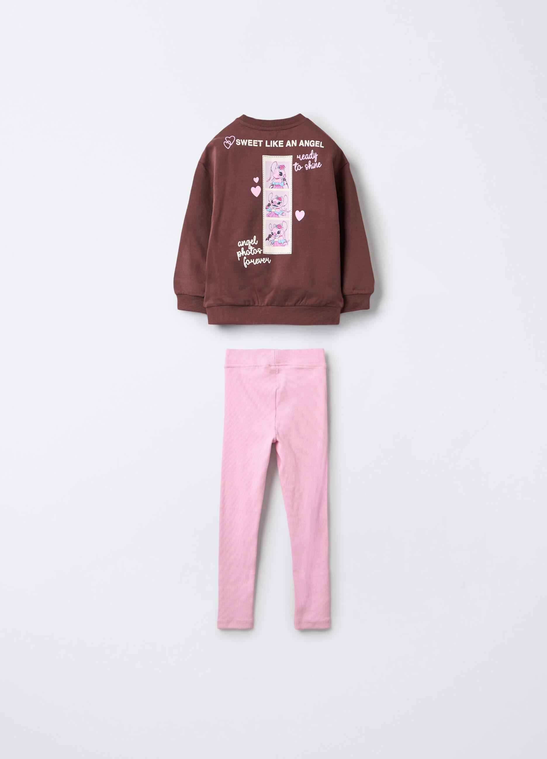 Jogging set Disney in puro cotone garzato bambina_1