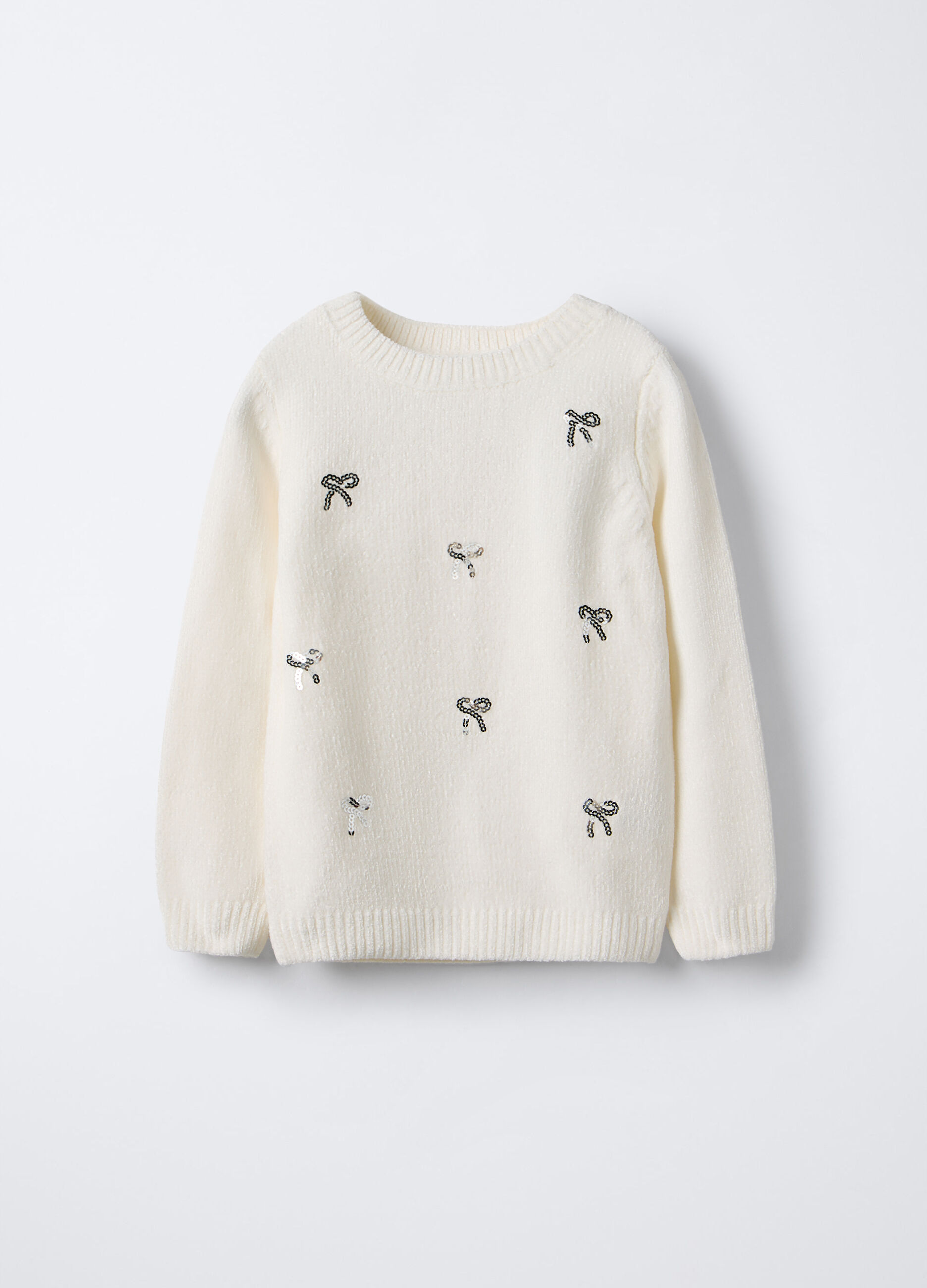 Maglione girocollo bambina_0