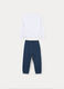 Jogging set in french terry di puro cotone bambino_1