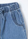 Jogger in denim misto cotone bambina_2