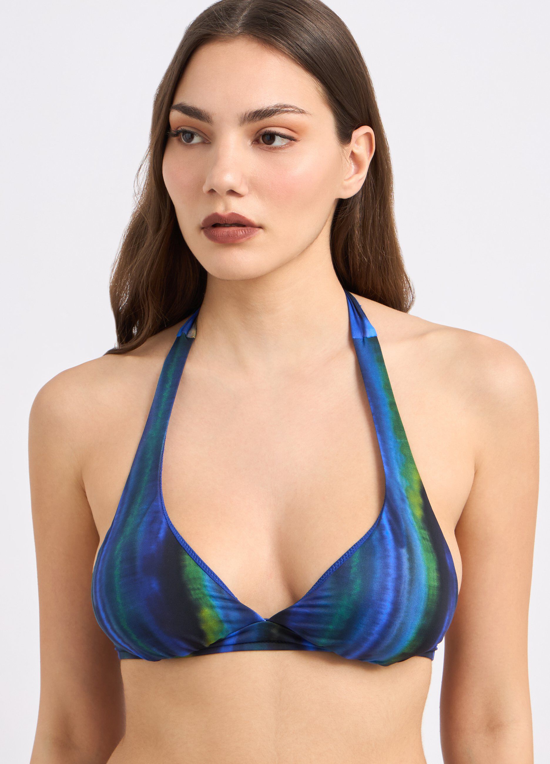 Top bikini con stampa donna_2