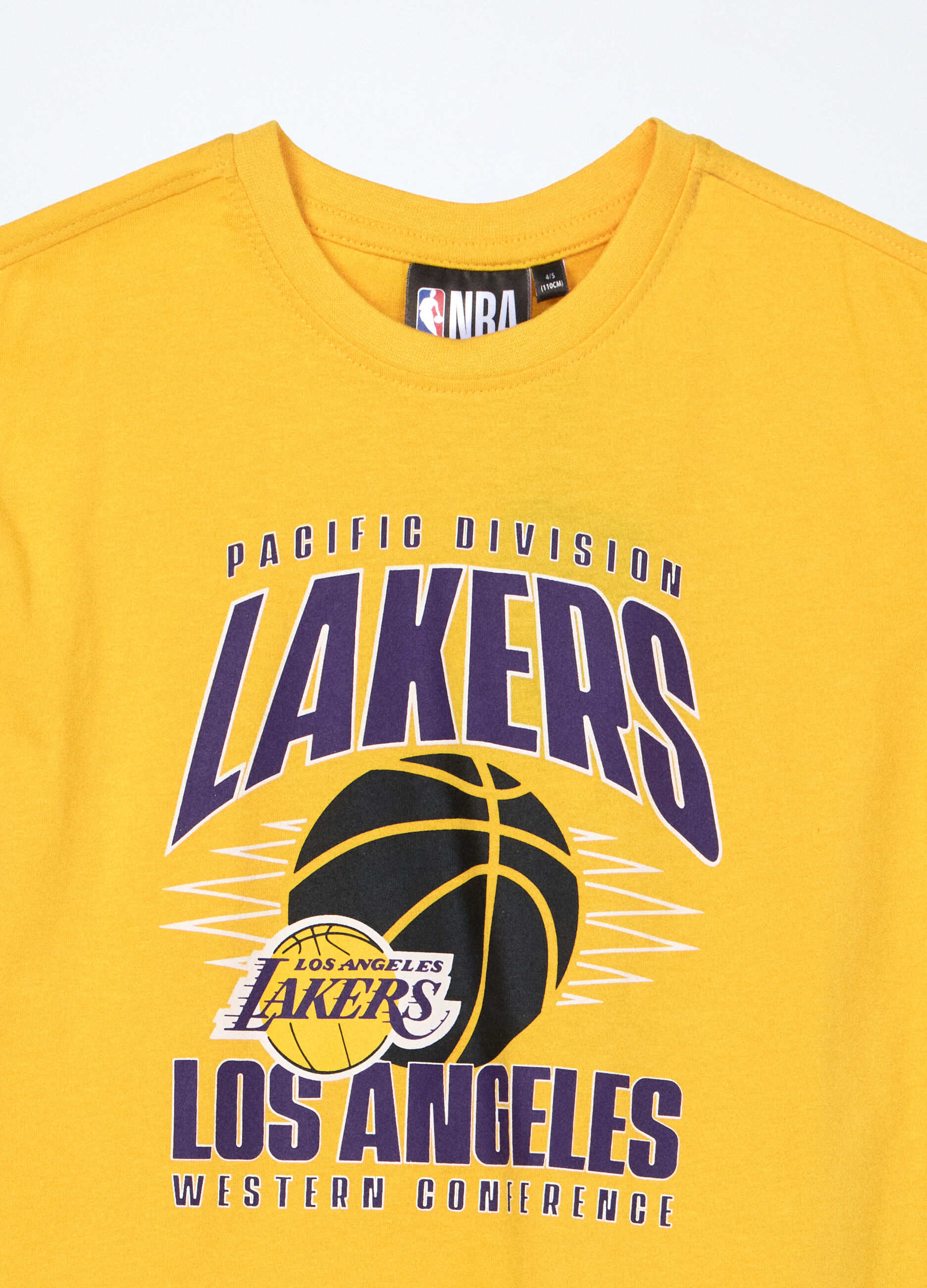 T-shirt in jersey NBA di puro cotone bambino