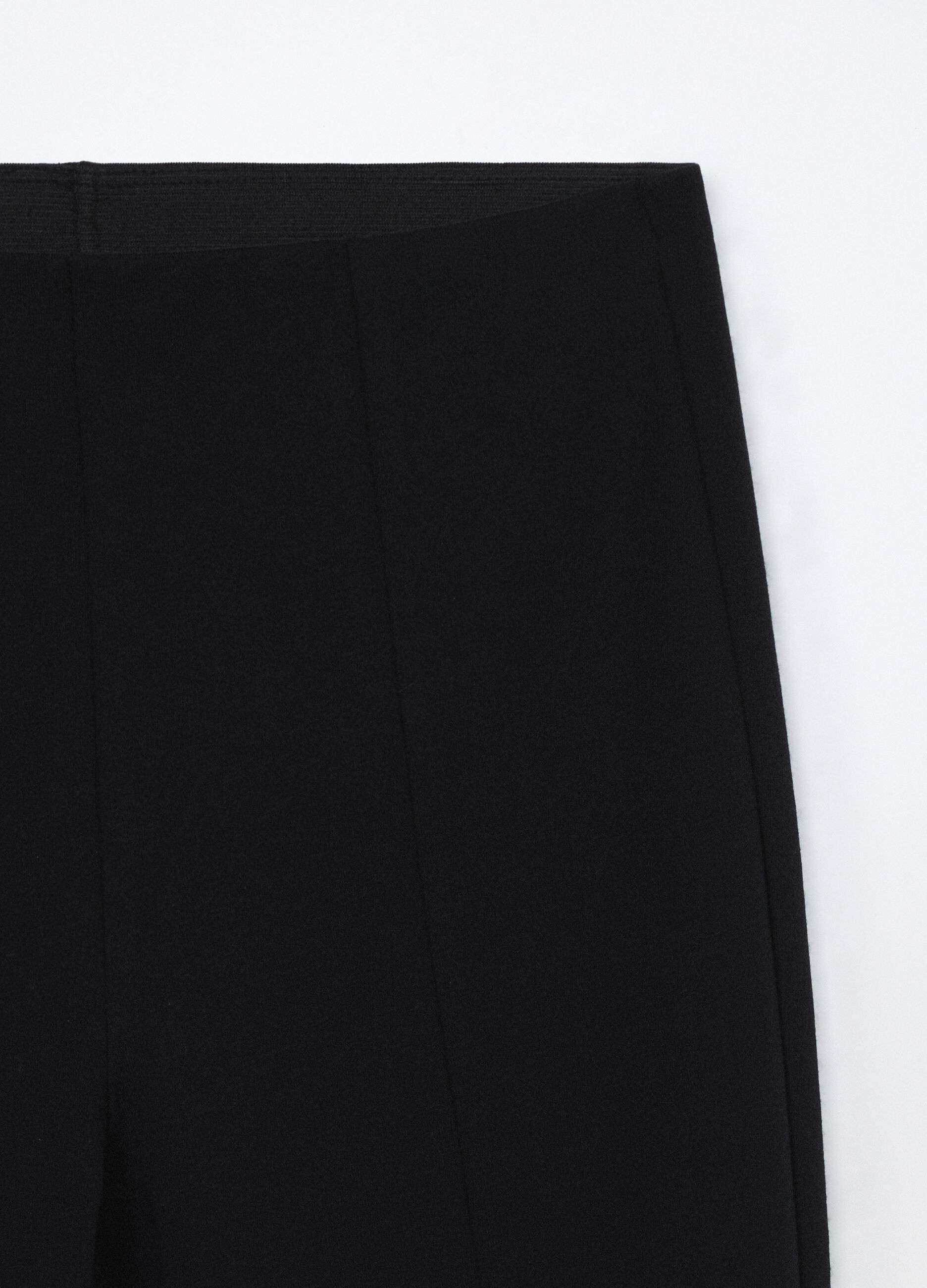 Leggings flare fit in french terry di cotone stretch ragazza_2