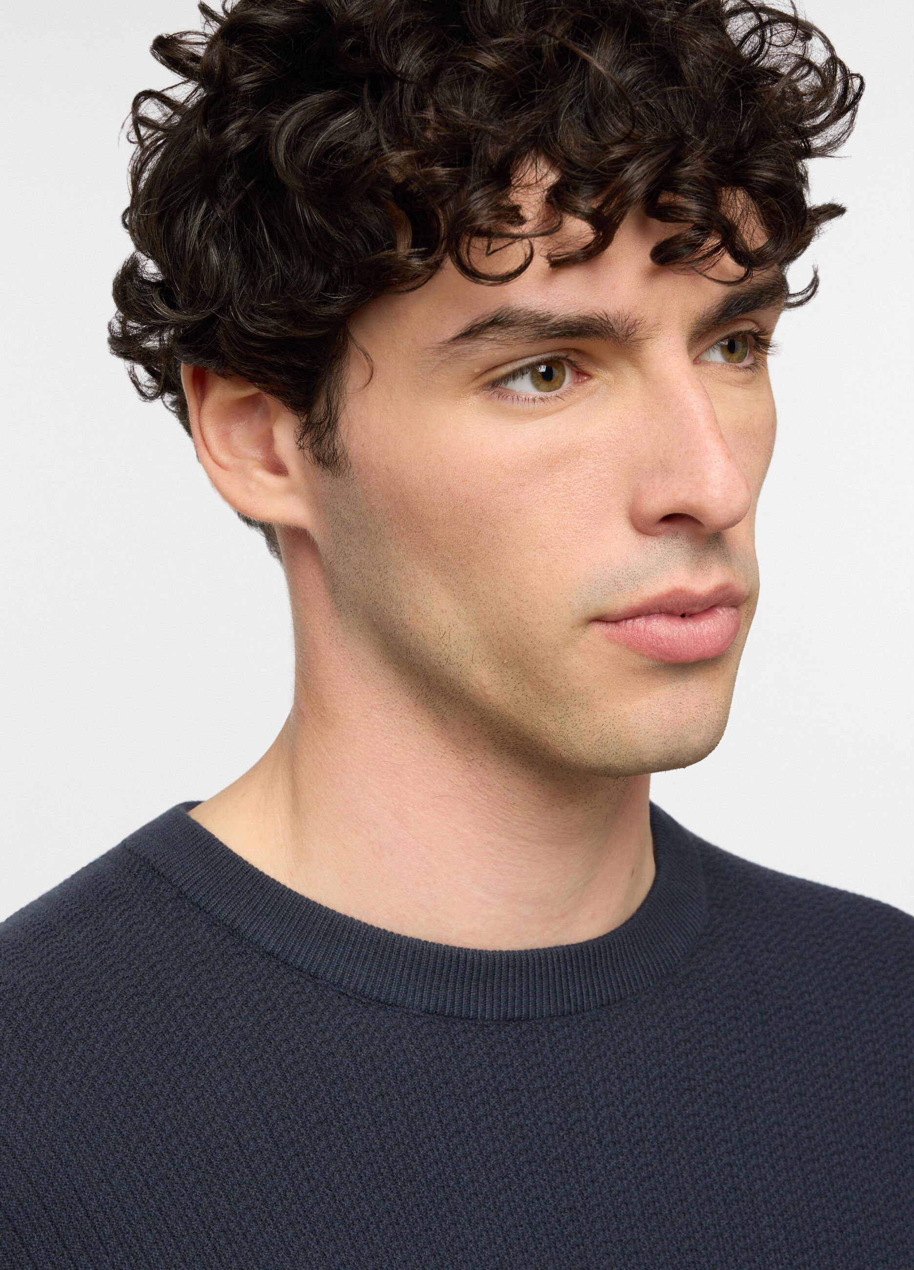 Maglione girocollo in cotone uomo_2