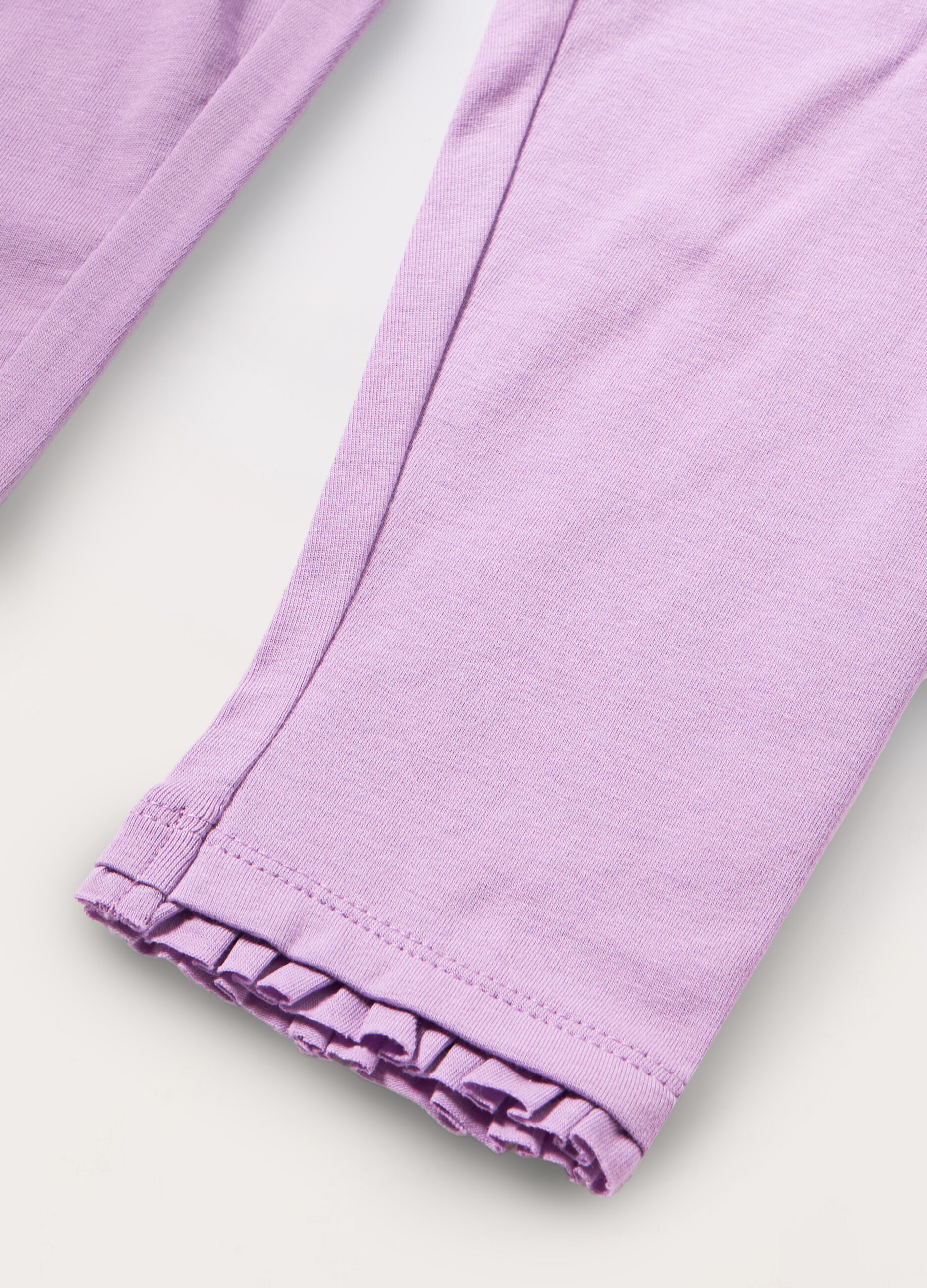 Leggings capri in jersey di cotone stretch bambina_1