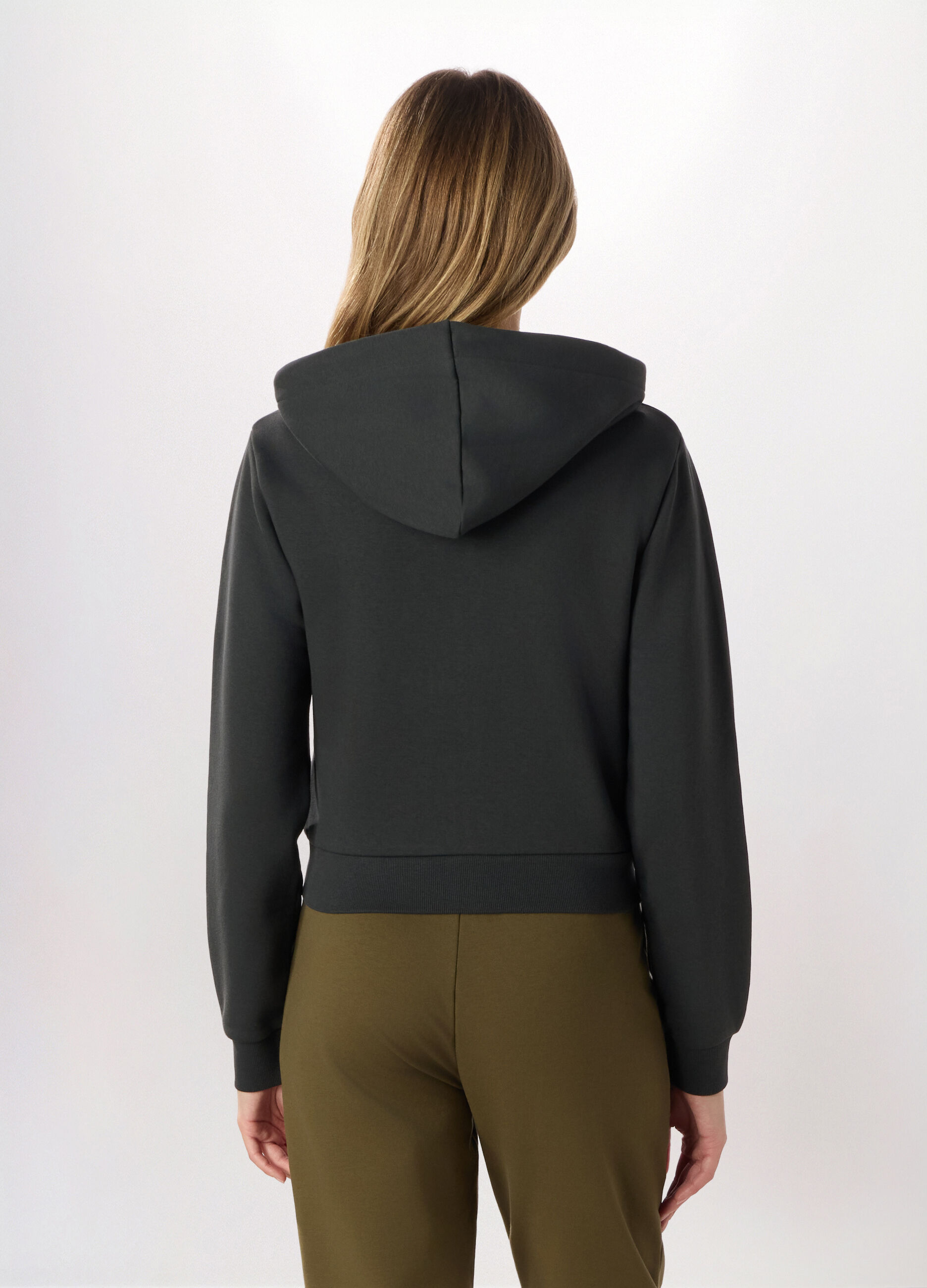 Felpa in misto cotone Holistic fitness donna_1