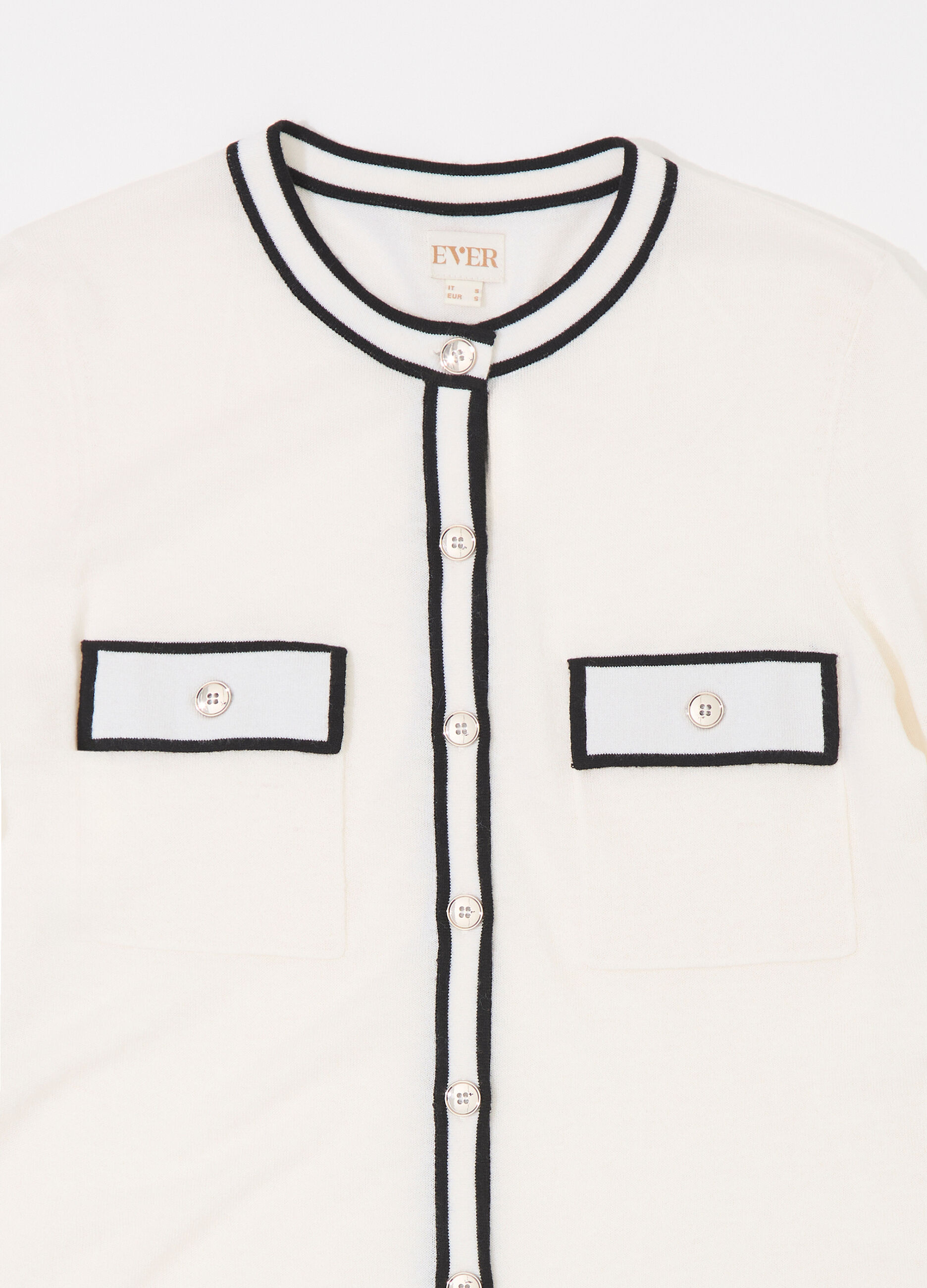 Cardigan tricot in misto lana donna_6