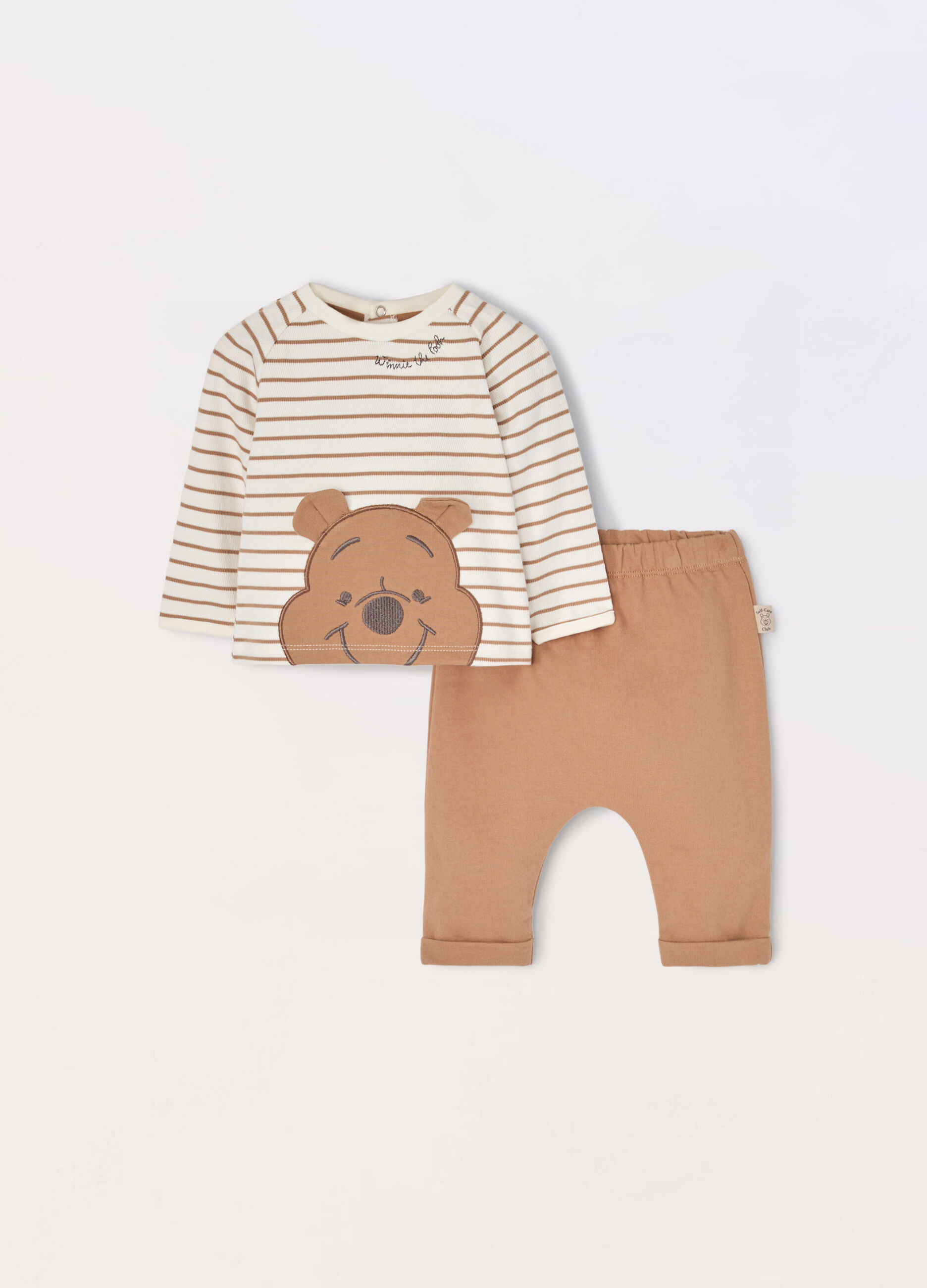 Set in french terry di puro cotone neonato_0