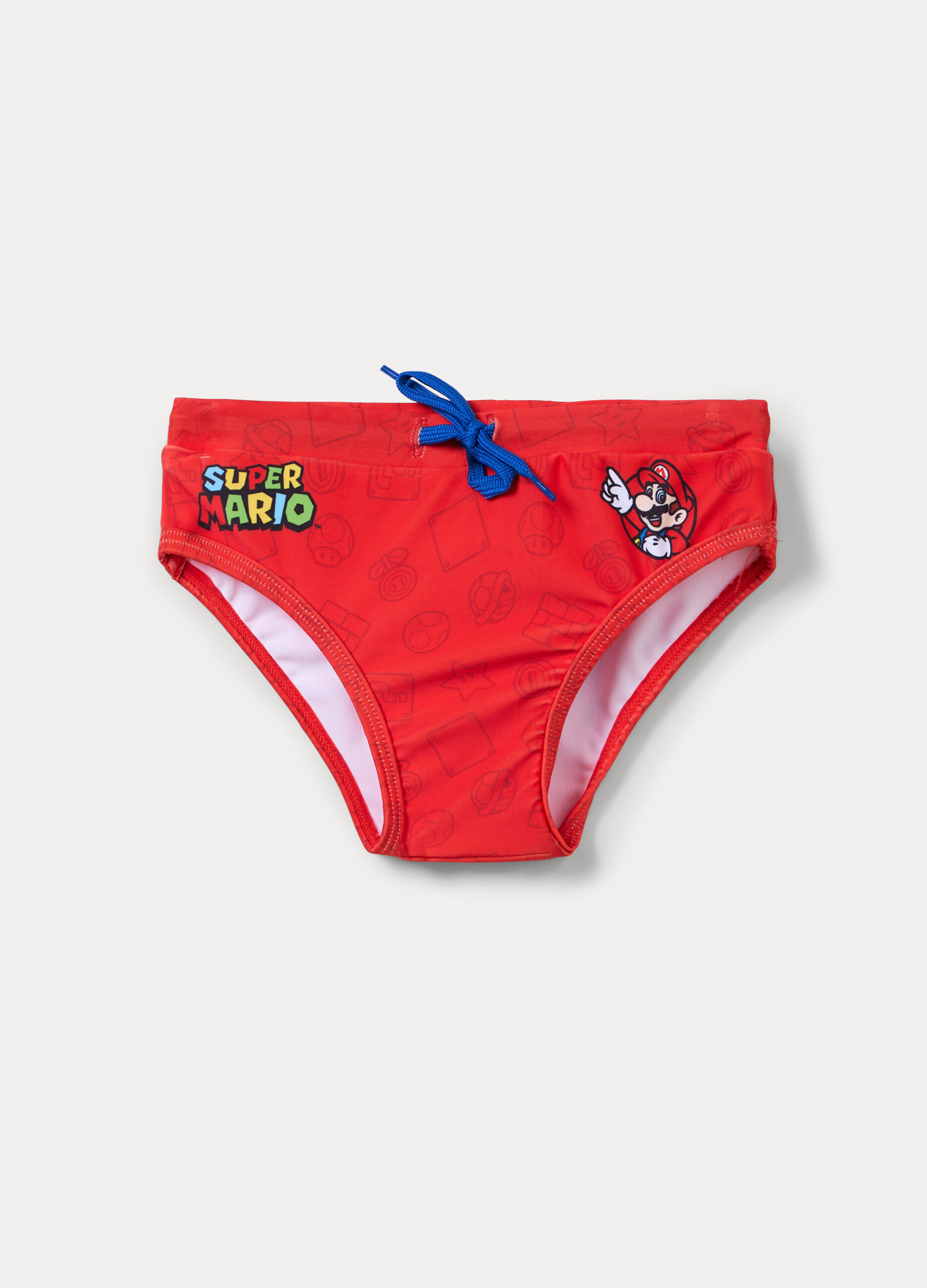 Costume da spiaggia slip Super Mario bambino_0