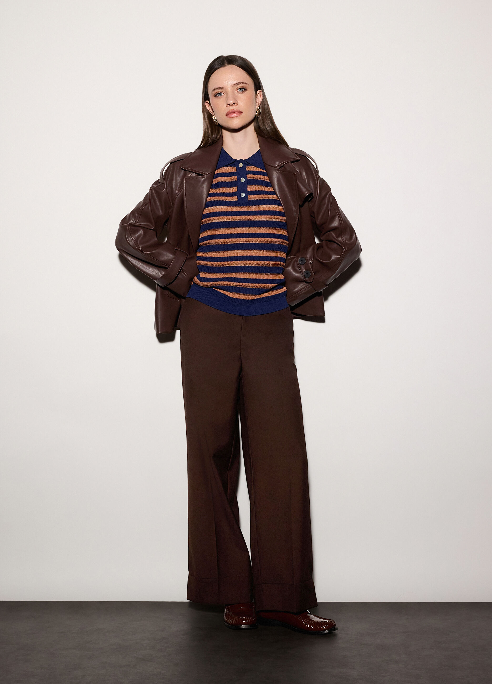 Polo a righe donna_0