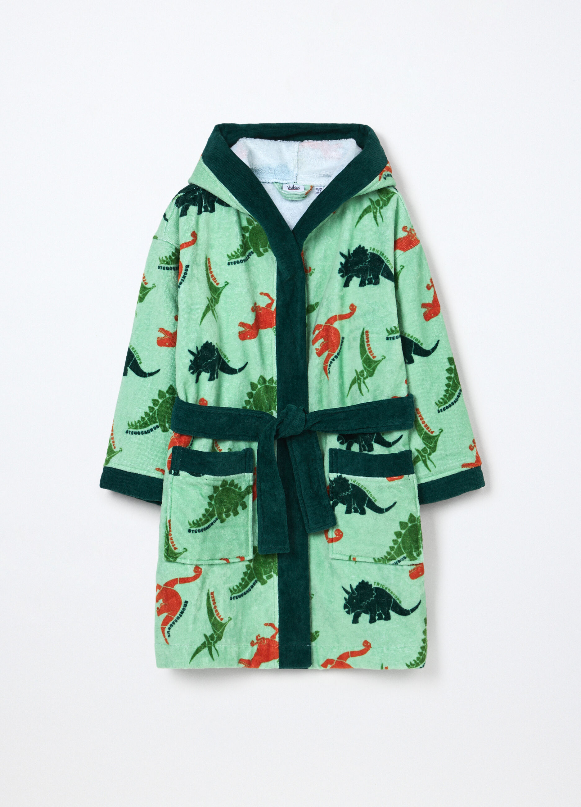 Accappatoio in puro cotone velour bambino_0