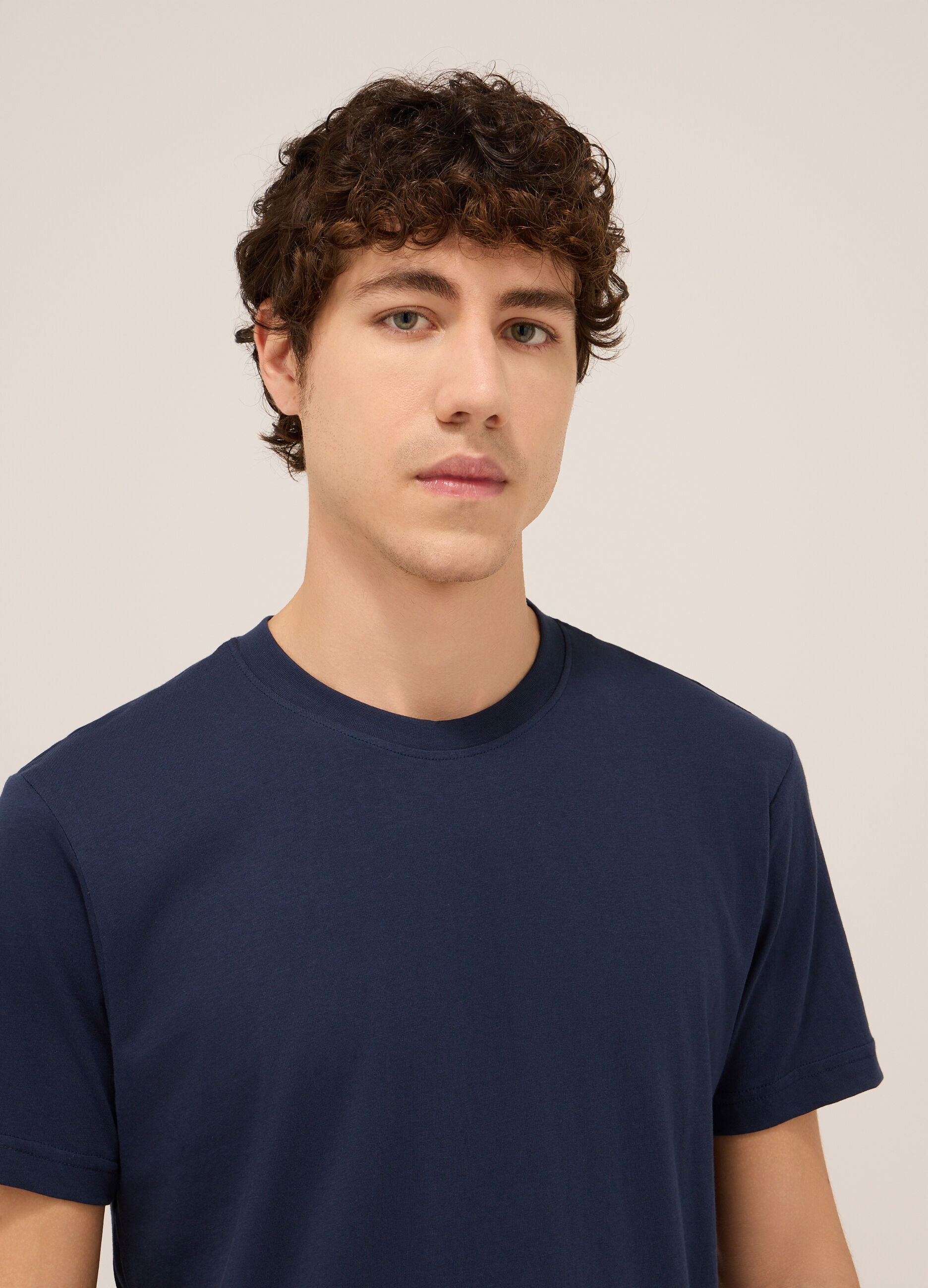 Set pigiama corto in jersey di cotone uomo_2