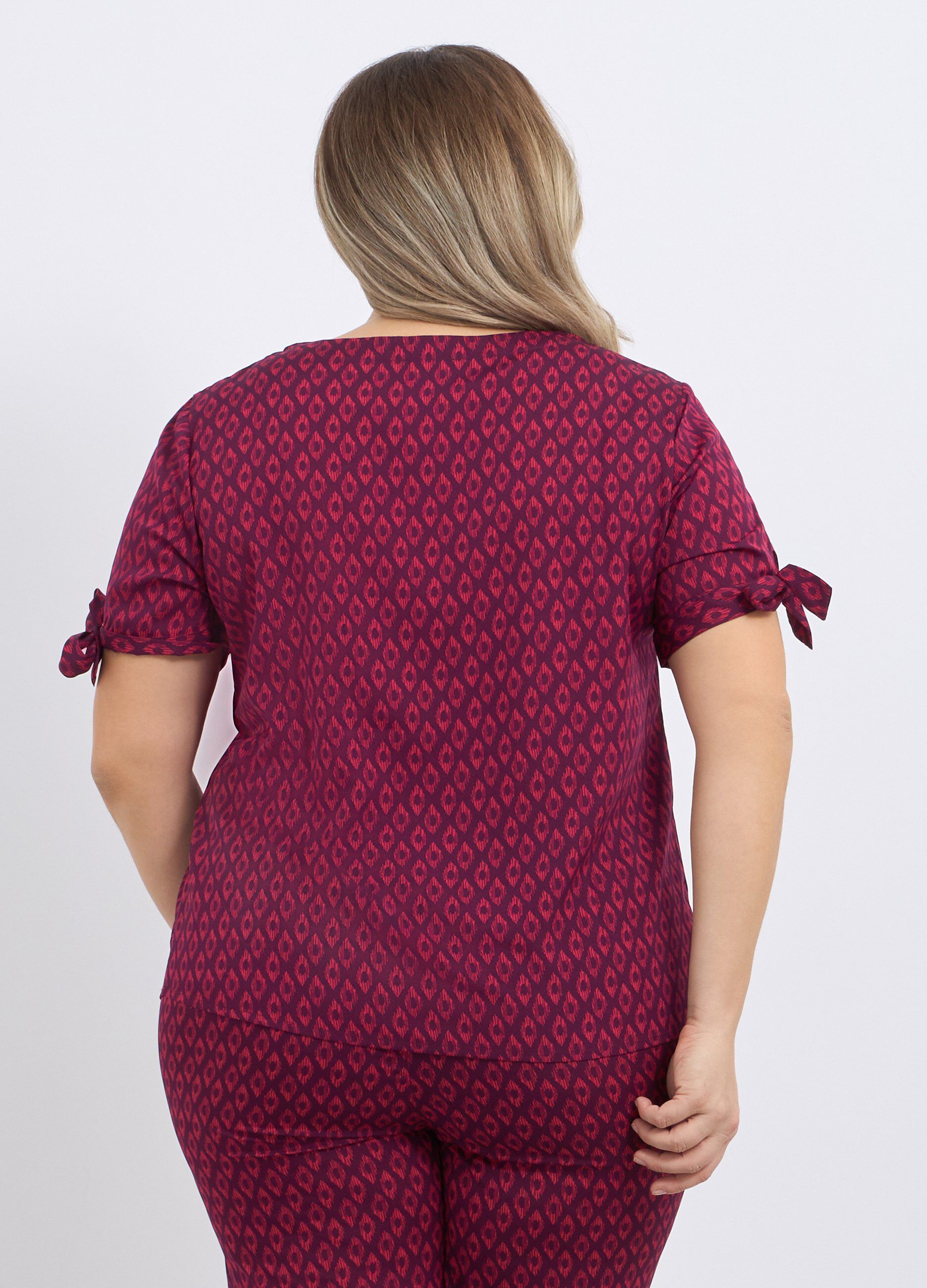 Blusa con stampa donna curvy_1