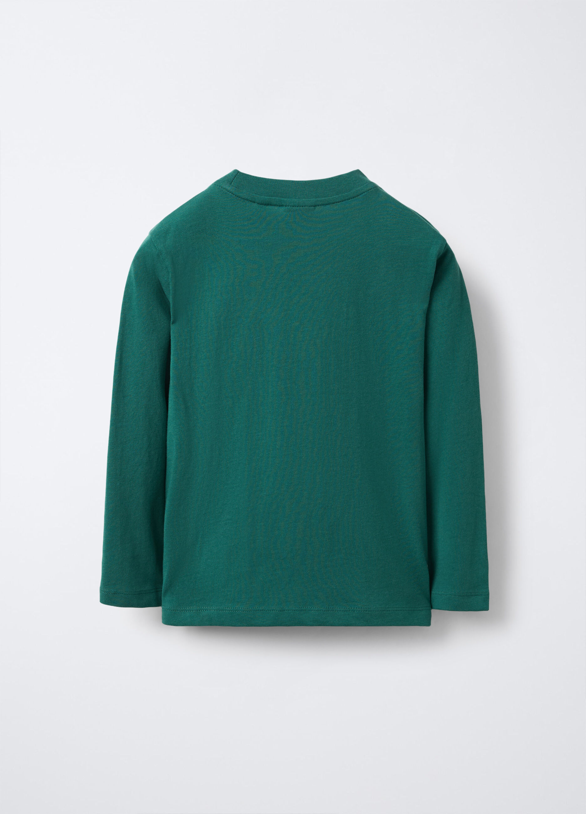 T-shirt girocollo in jersey di puro cotone bambino_1