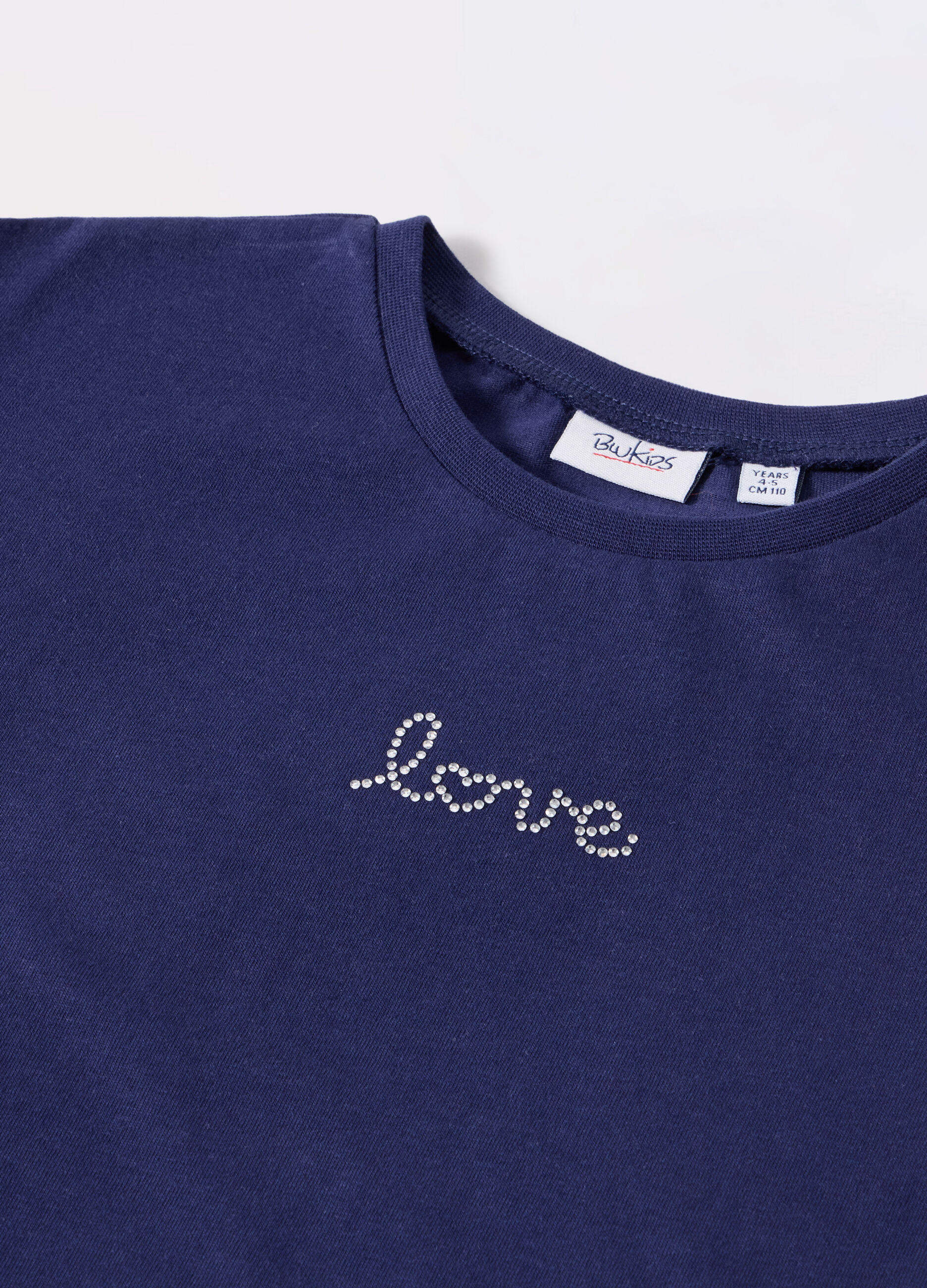 T-shirt in jersey di puro cotone bambina_1