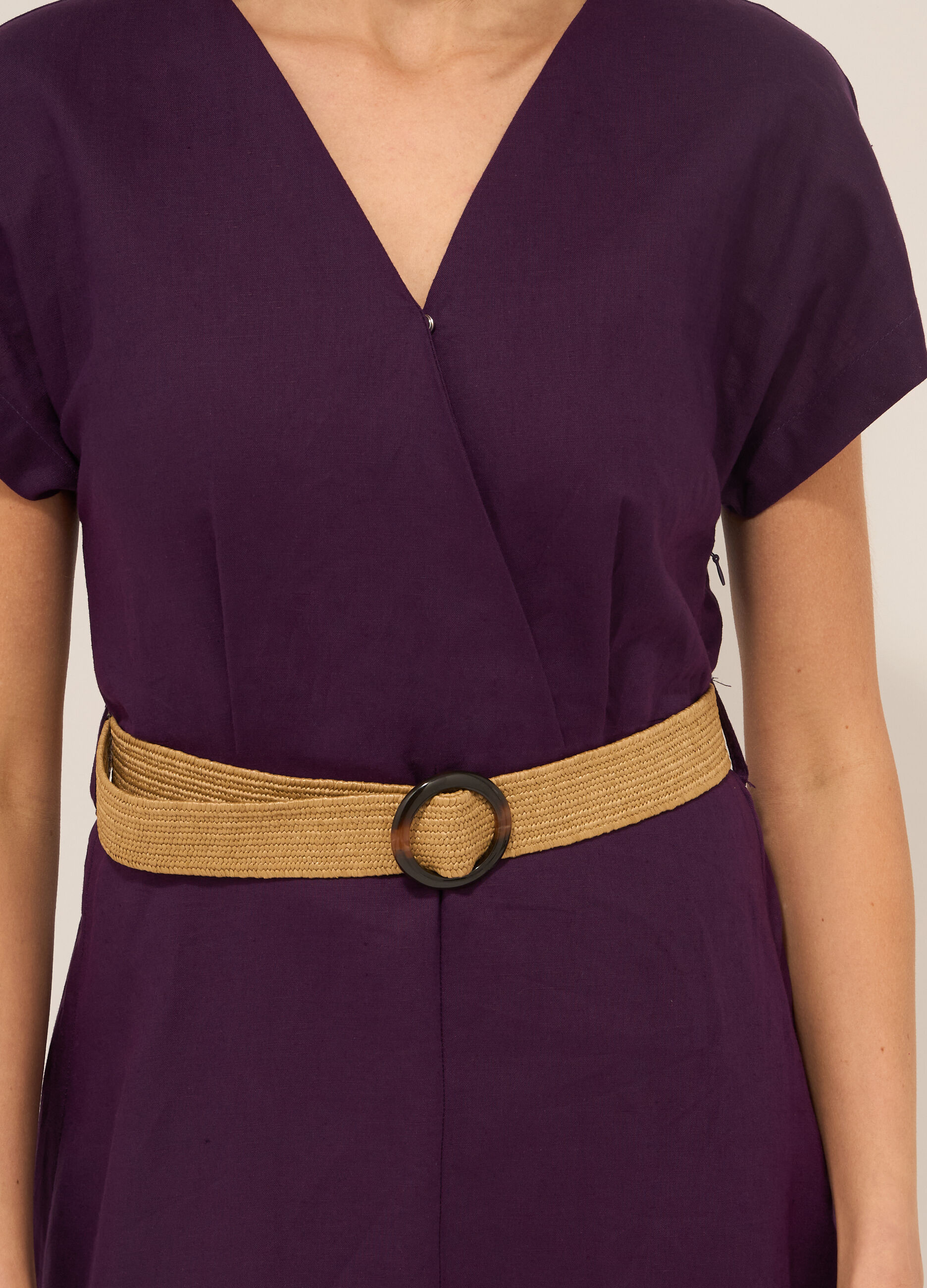 Abito lungo misto lino donna_2