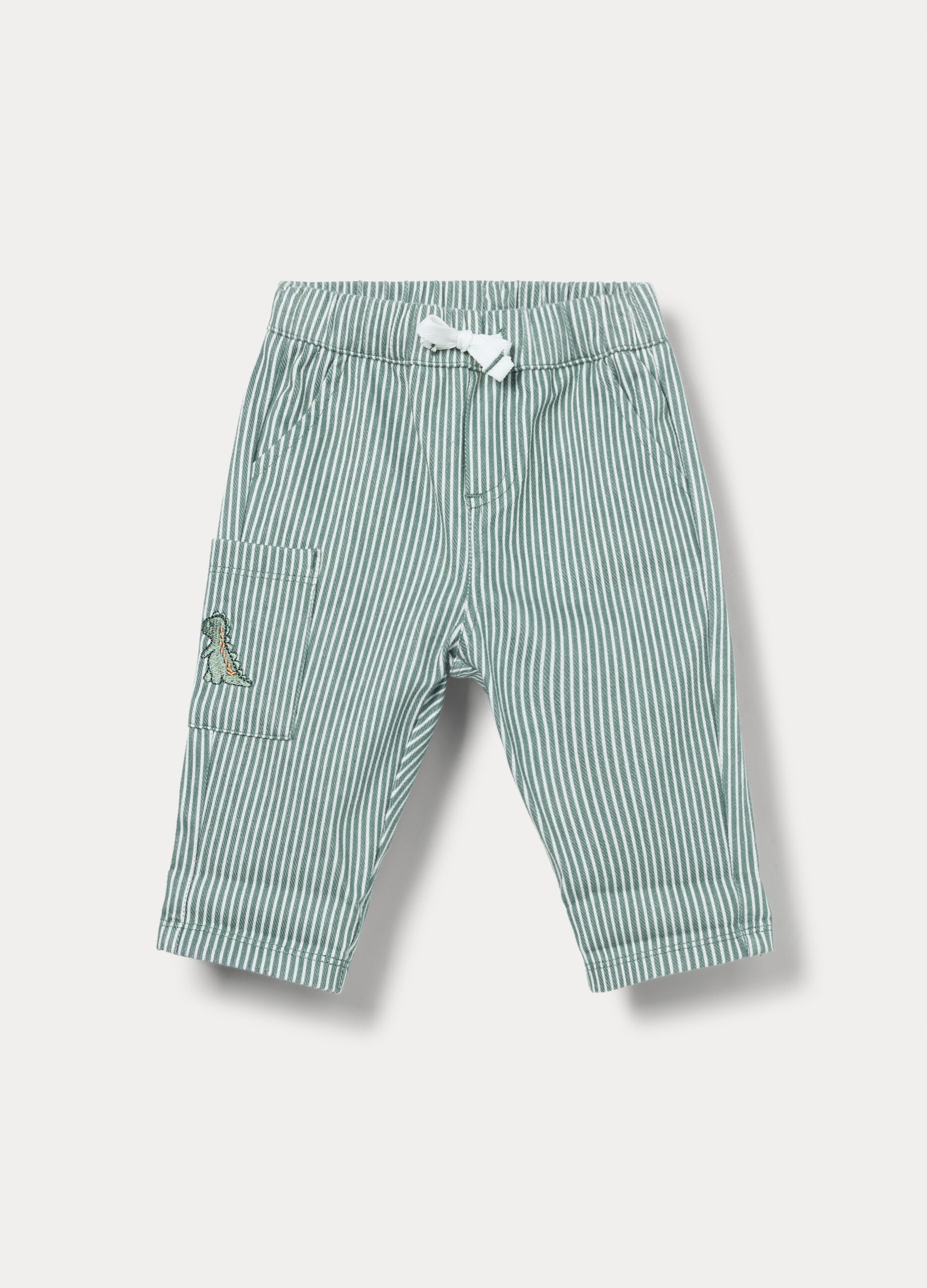 Pantaloni in punto Milano neonato_0