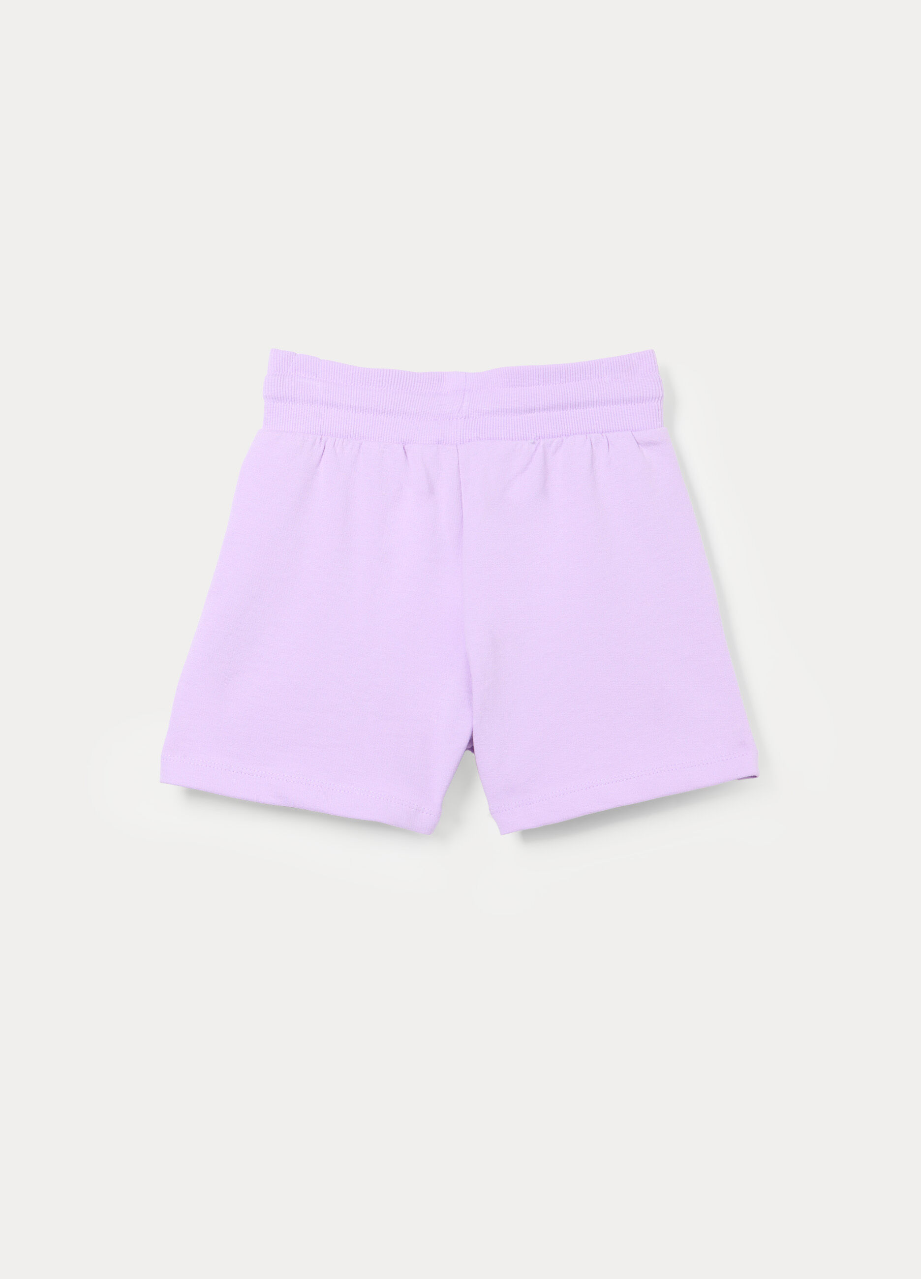 Shorts in french terry di puro cotone bambina_1
