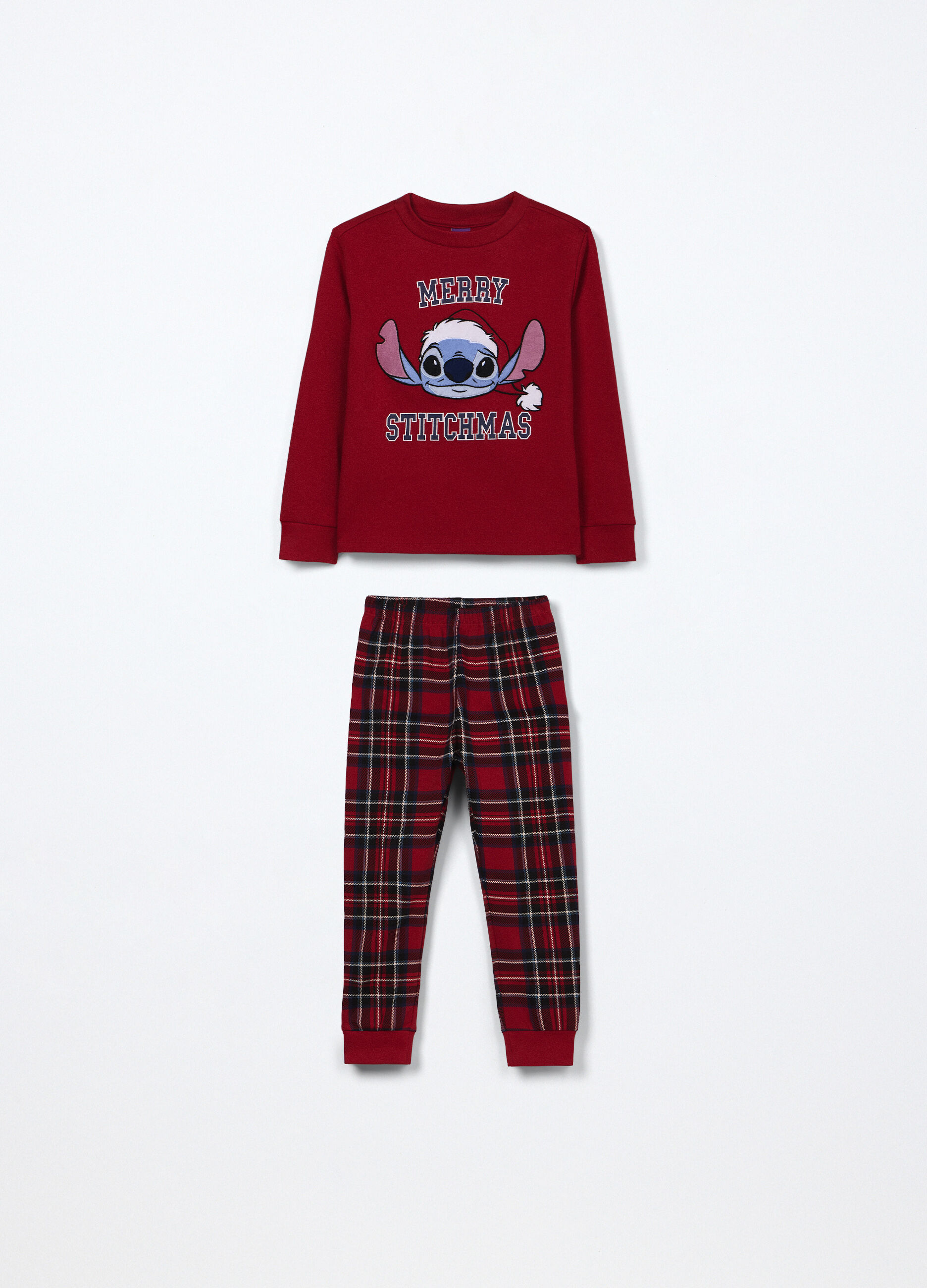 Set pigiama lungo in interlock di puro cotone neonato_0