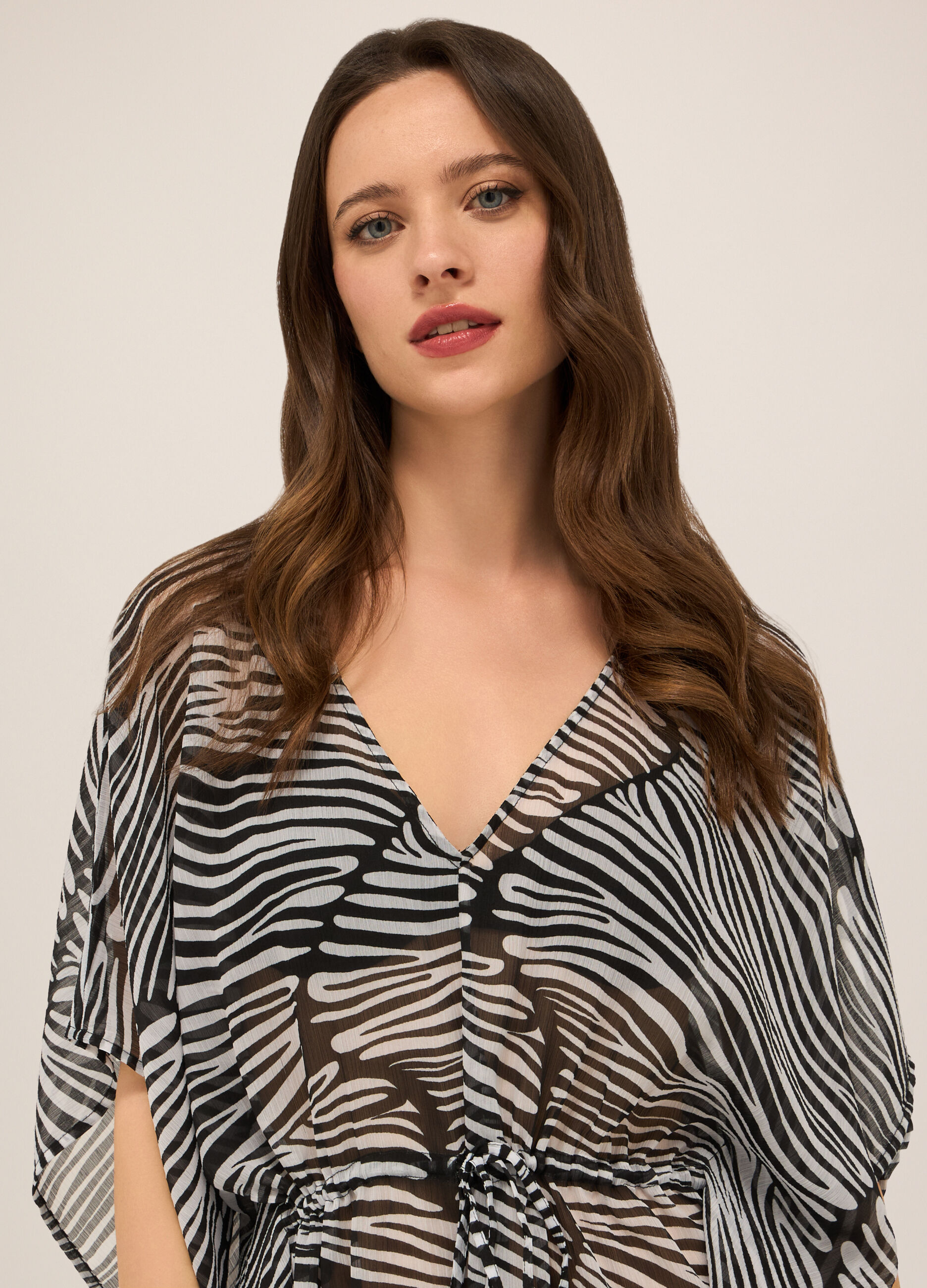 Copricostume in chiffon donna