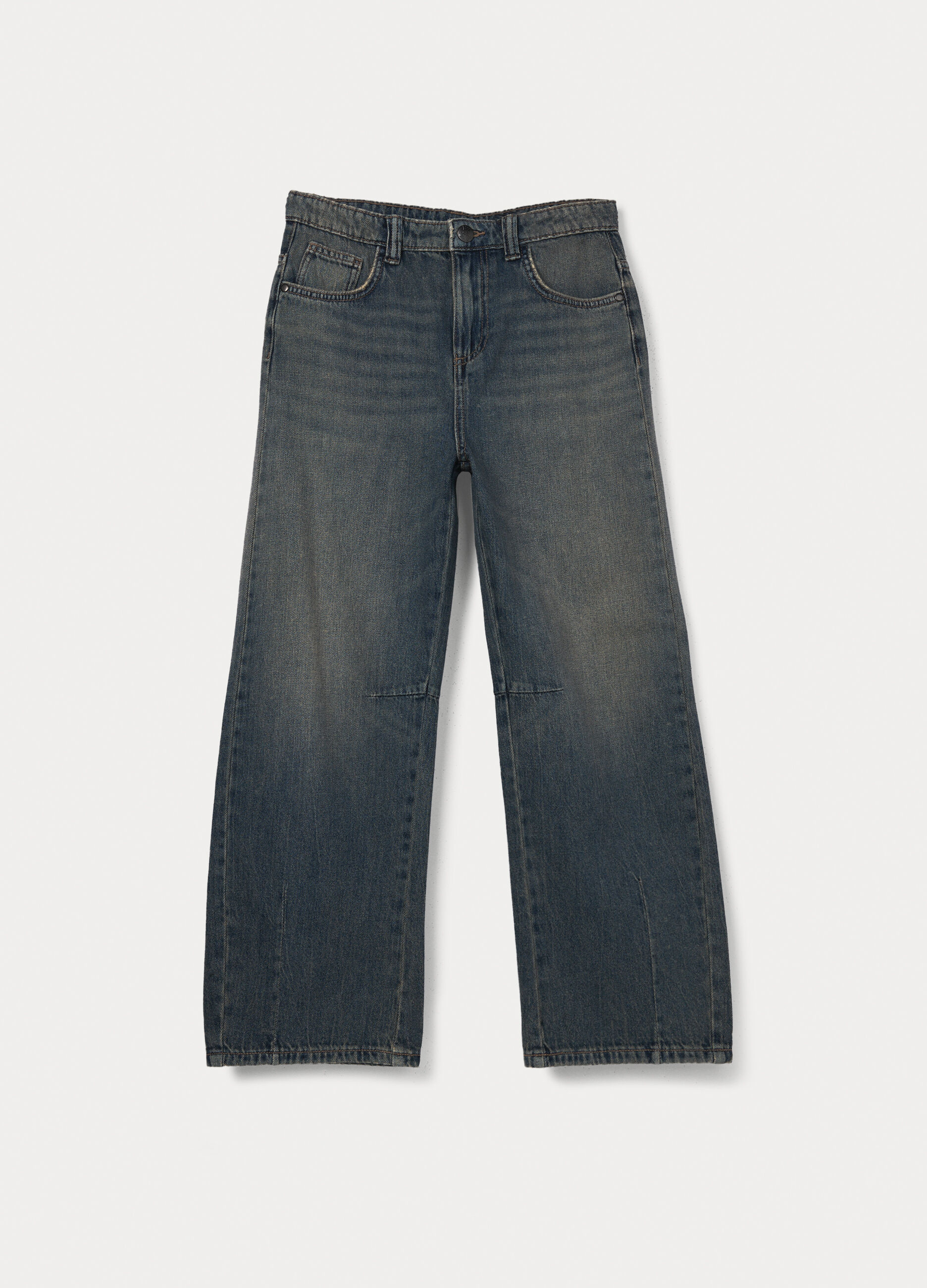 Jeans fit baggy in denim ragazzo_0