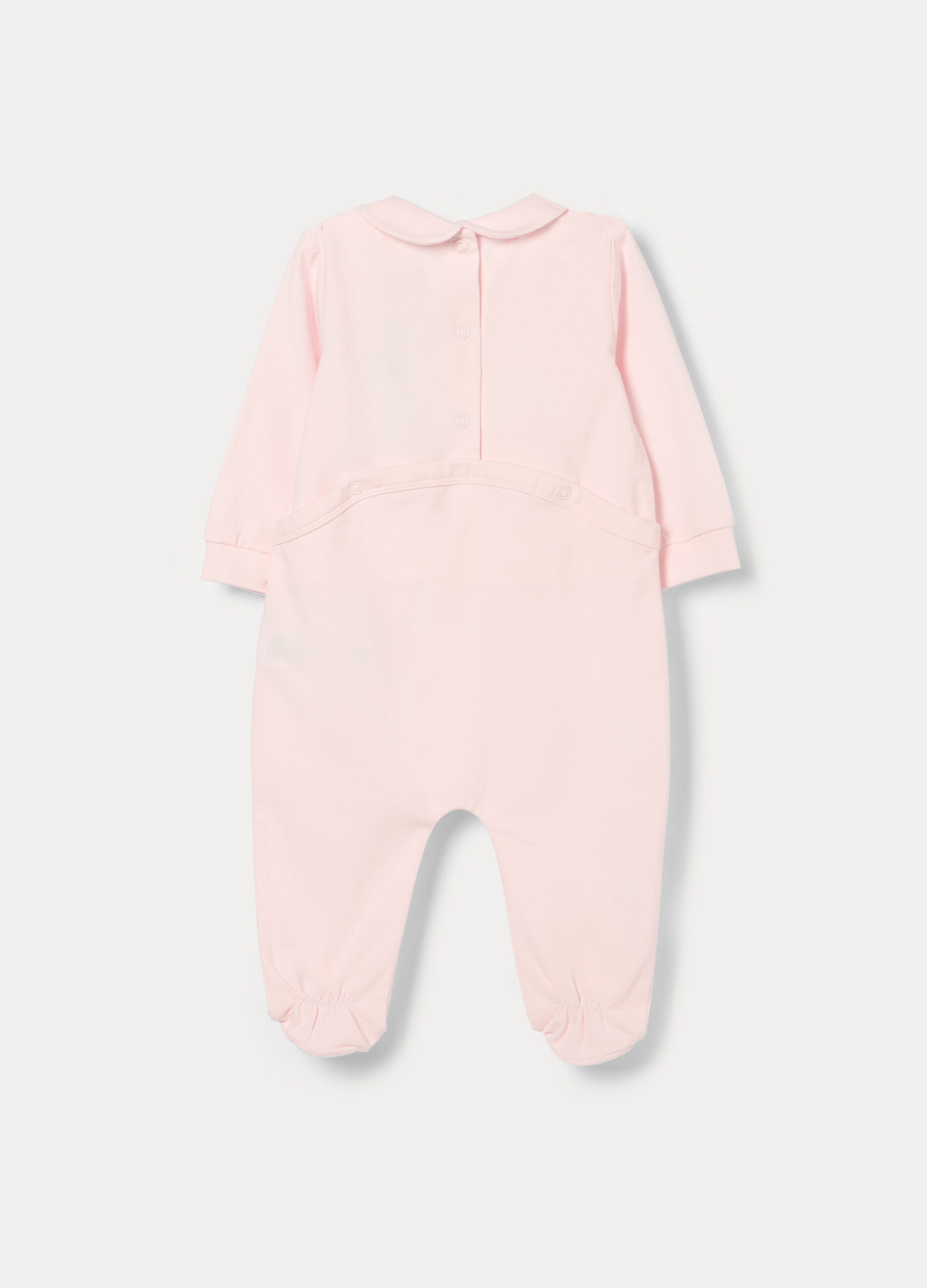 Tutina in jersey di cotone stretch neonata_1
