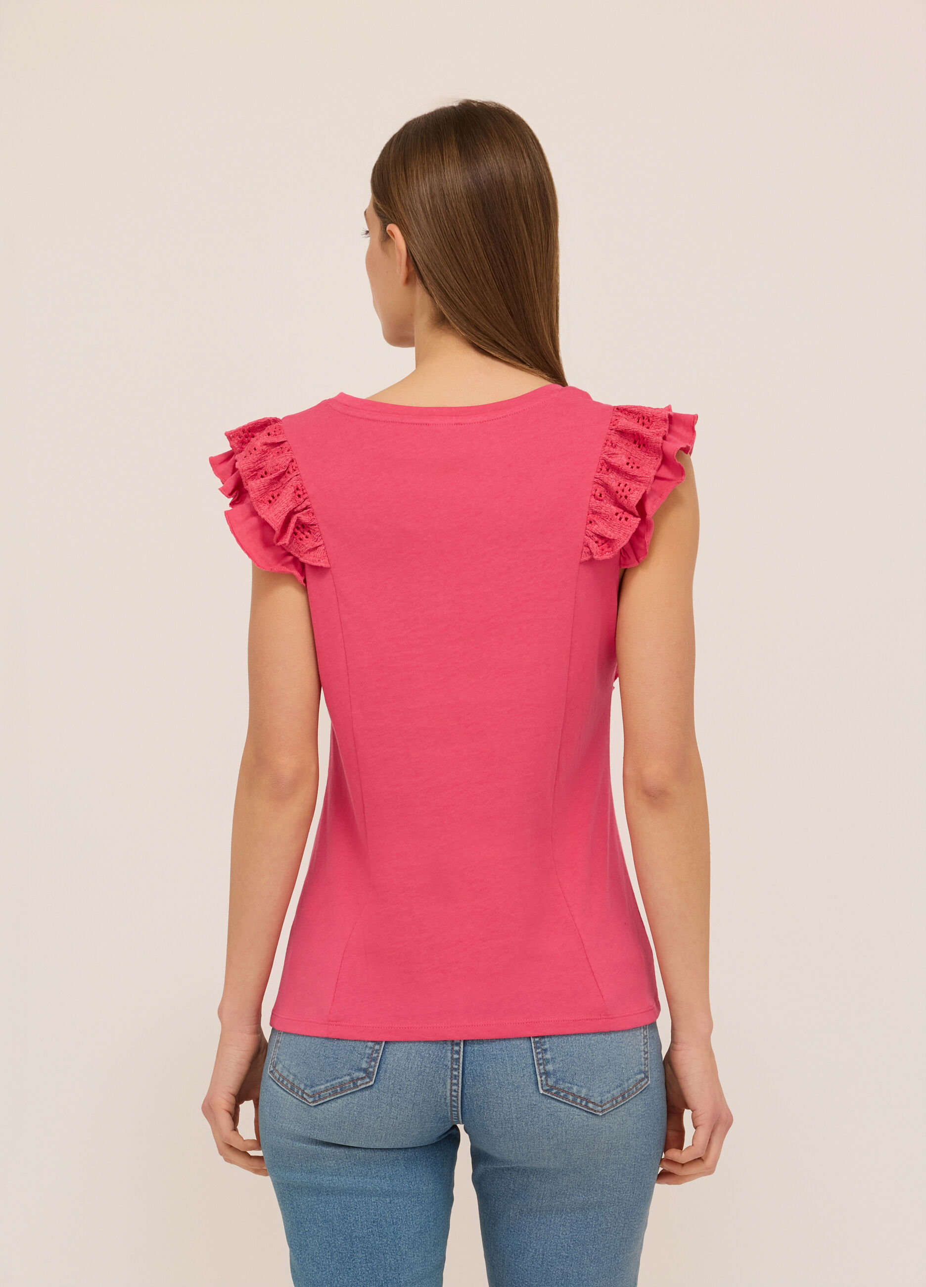 Canotta in jersey di puro cotone donna_1